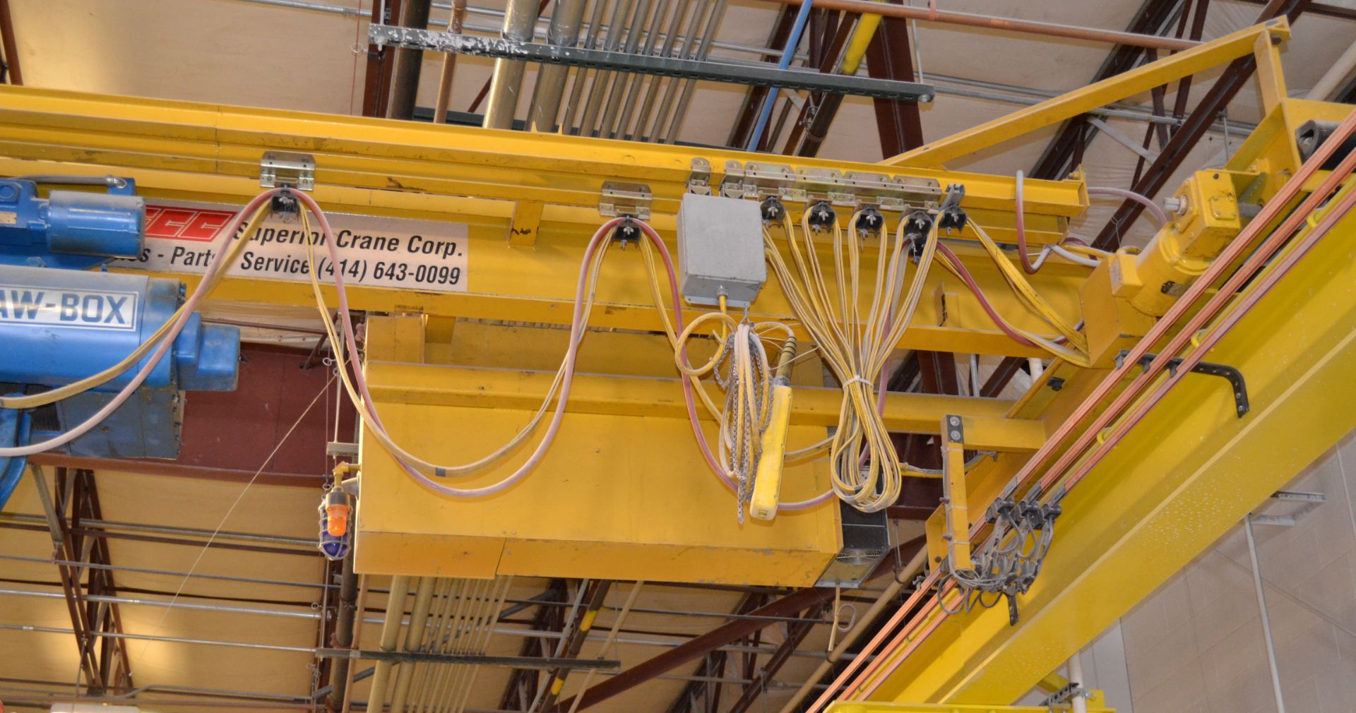 Yellow Bridge Crane w/(2) 4,000-Lb Capacity Bridges - Image 16 of 19