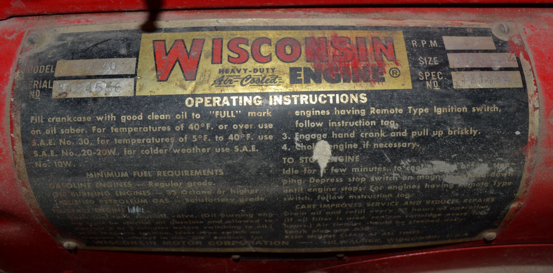 Lincoln Model DC250AS Welder - Image 4 of 6