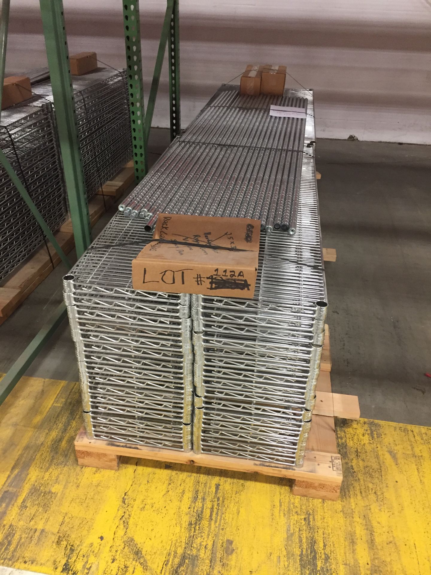 Lot of Light Duty Wire Shelving