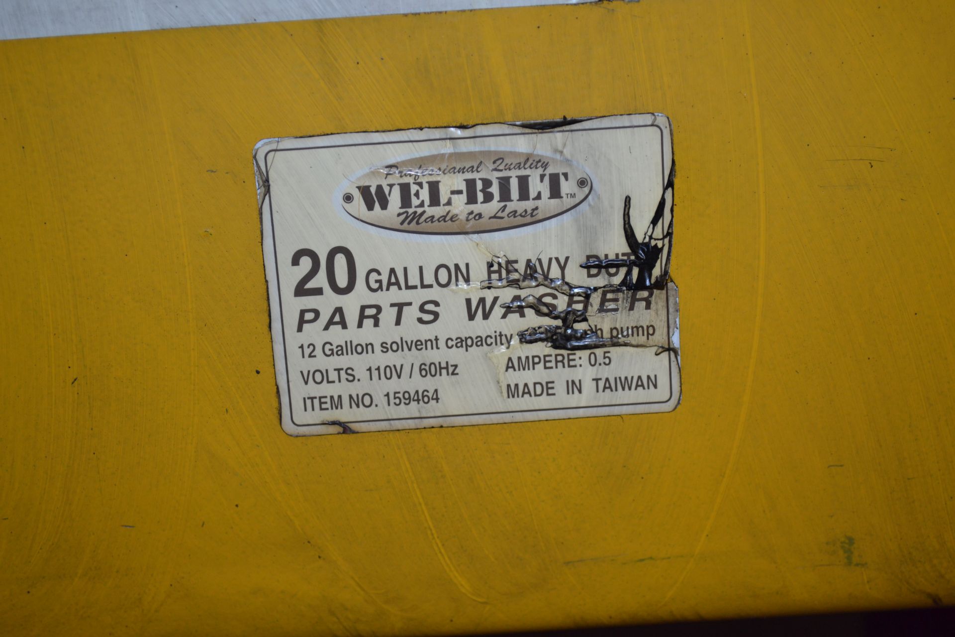 Wel-Bilt 20-Gallon Heavy Duty Parts Washer - Image 4 of 4