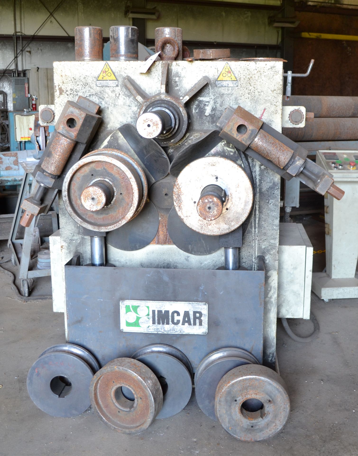 Eagle Imcar Model CPHV-100 Hydraulic Angle Iron Roll, 11 KW, S/N B325398 (2002) (RIGGER REQUIRED FOR - Image 2 of 8