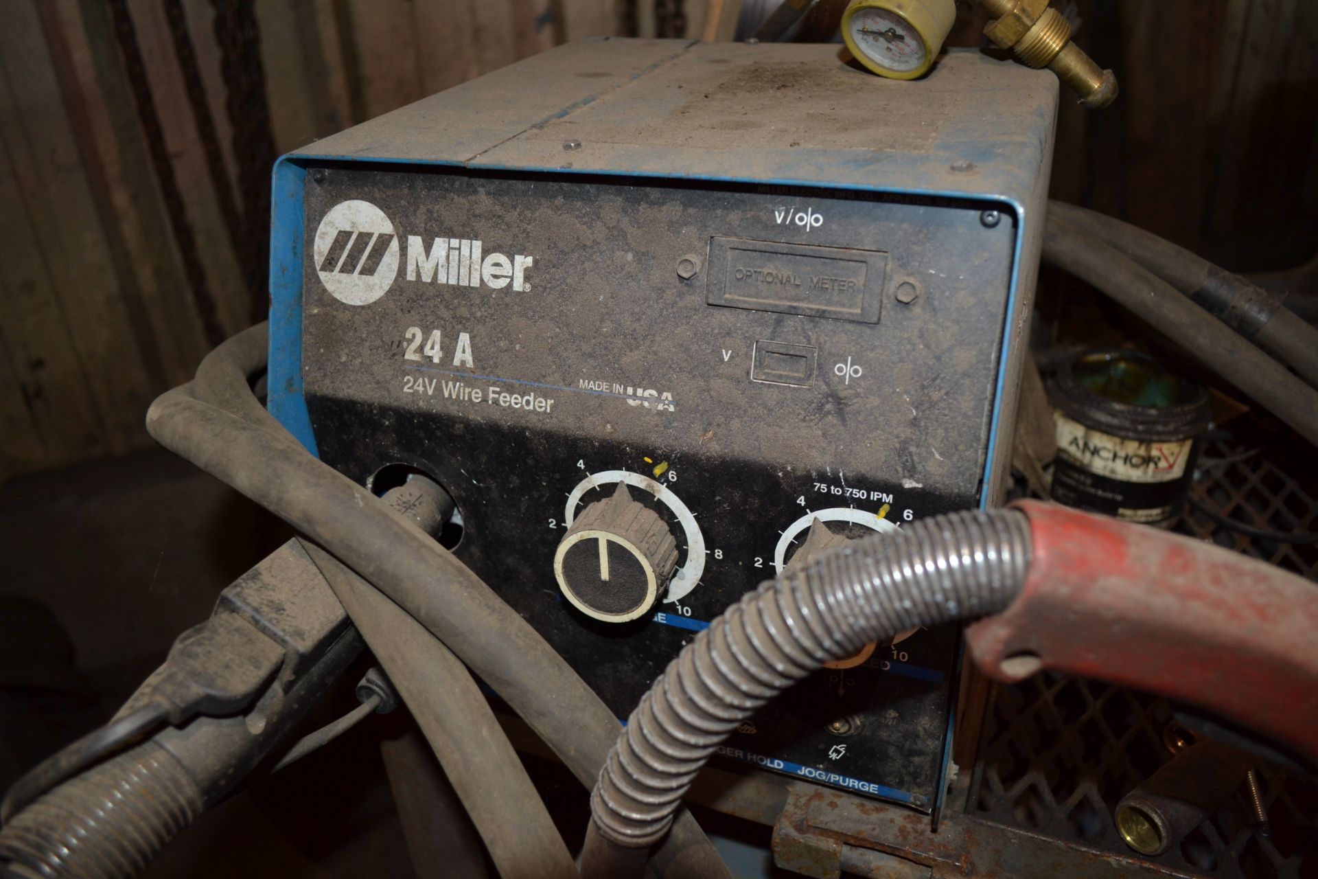 Miller Model XMT456 DC Inverter Arc Welder, S/N LJ401106A; With 24A Wire Feeder - Image 3 of 6