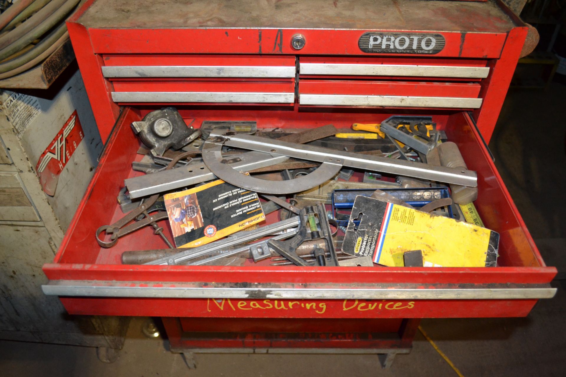 Lot Consisting of: Proto Tool Check, Metal Cabinet, Steel Table, (2) Sections Metal Shelving, - Image 64 of 76