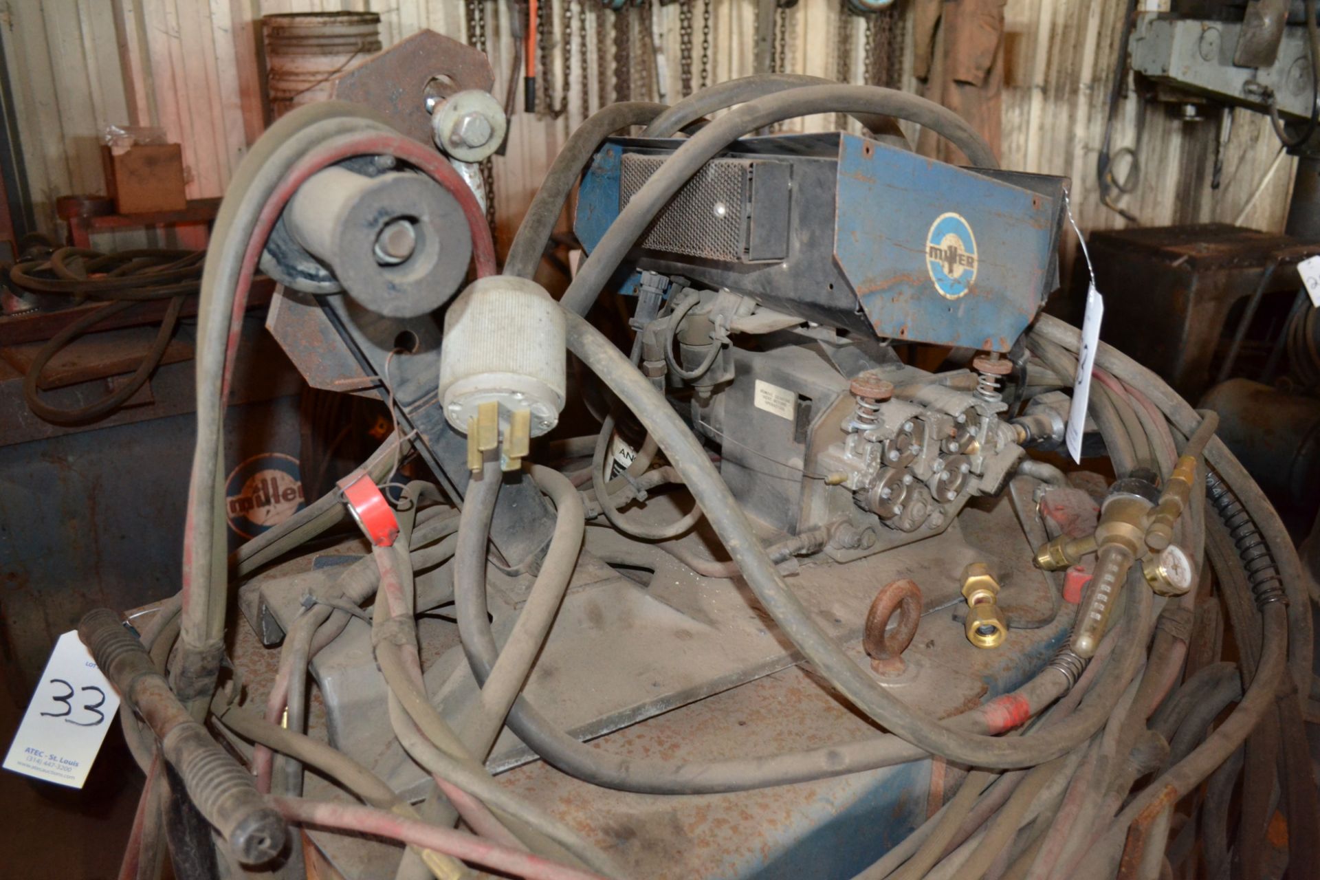 Miller Model CP-250TS Welder, S/N JC606417; With Model JE23 Wire Feed - Image 3 of 4