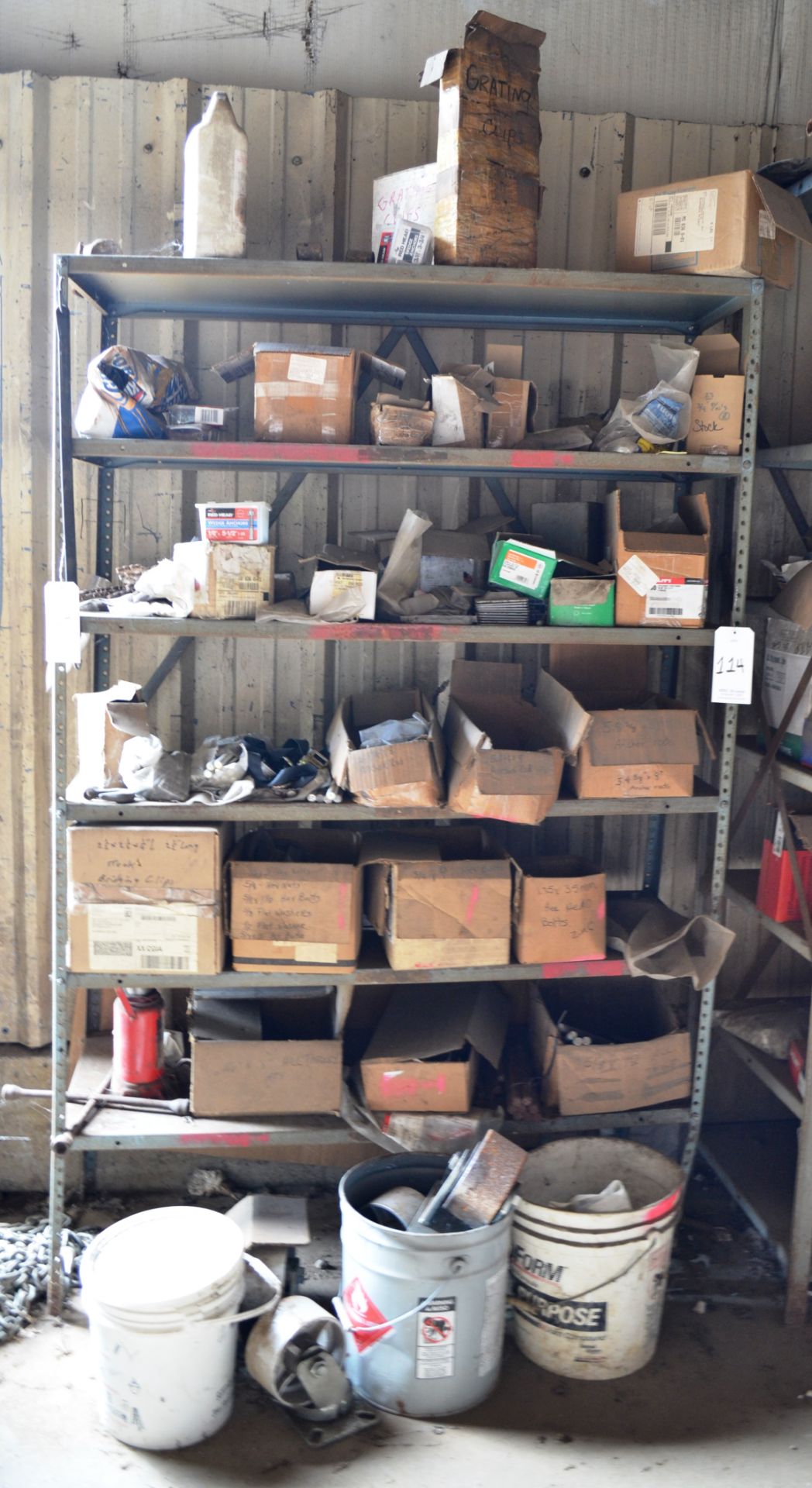 Lot Consisting of (3) Section Metal Shelving With Contents Including But Not Limited To: Poulan - Image 2 of 14