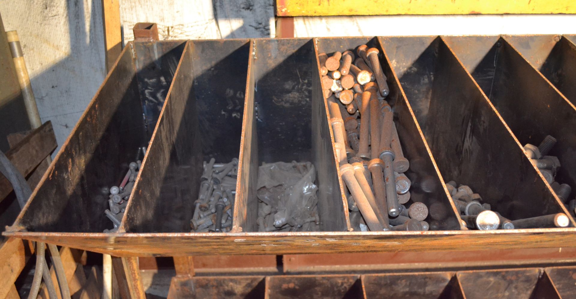 Lot Consisting of Parts Bins With Misc. Hardware Including Bolts, Nots, Washers, Pins, Etc. - Image 3 of 12