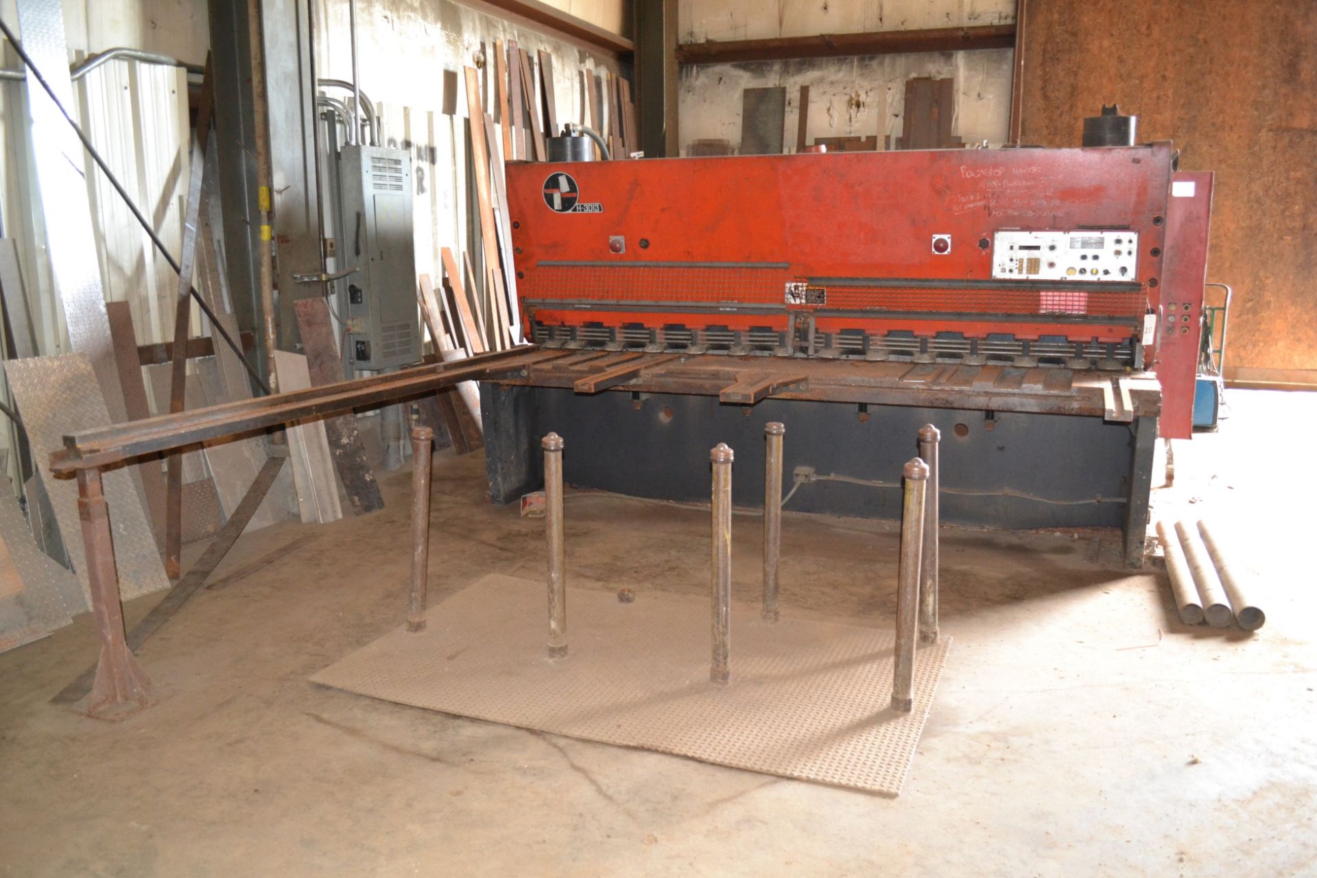 Amada Model H-3013 Power Squaring Shear, ½" x 10', S/N 30130944 (1992) (RIGGER REQUIRED FOR