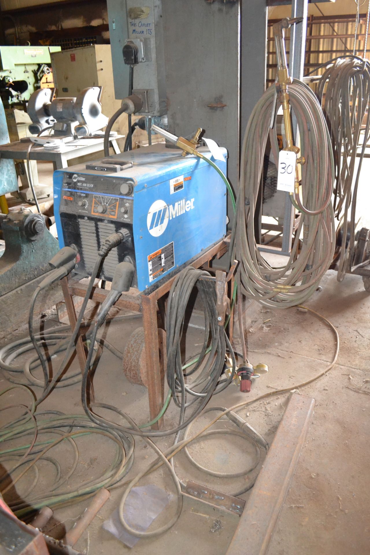 Miller Model XMT456 CC/CV DC Inverter Arc Welder, S/N LJ441020A; With 24A Wire Feed - Image 2 of 8