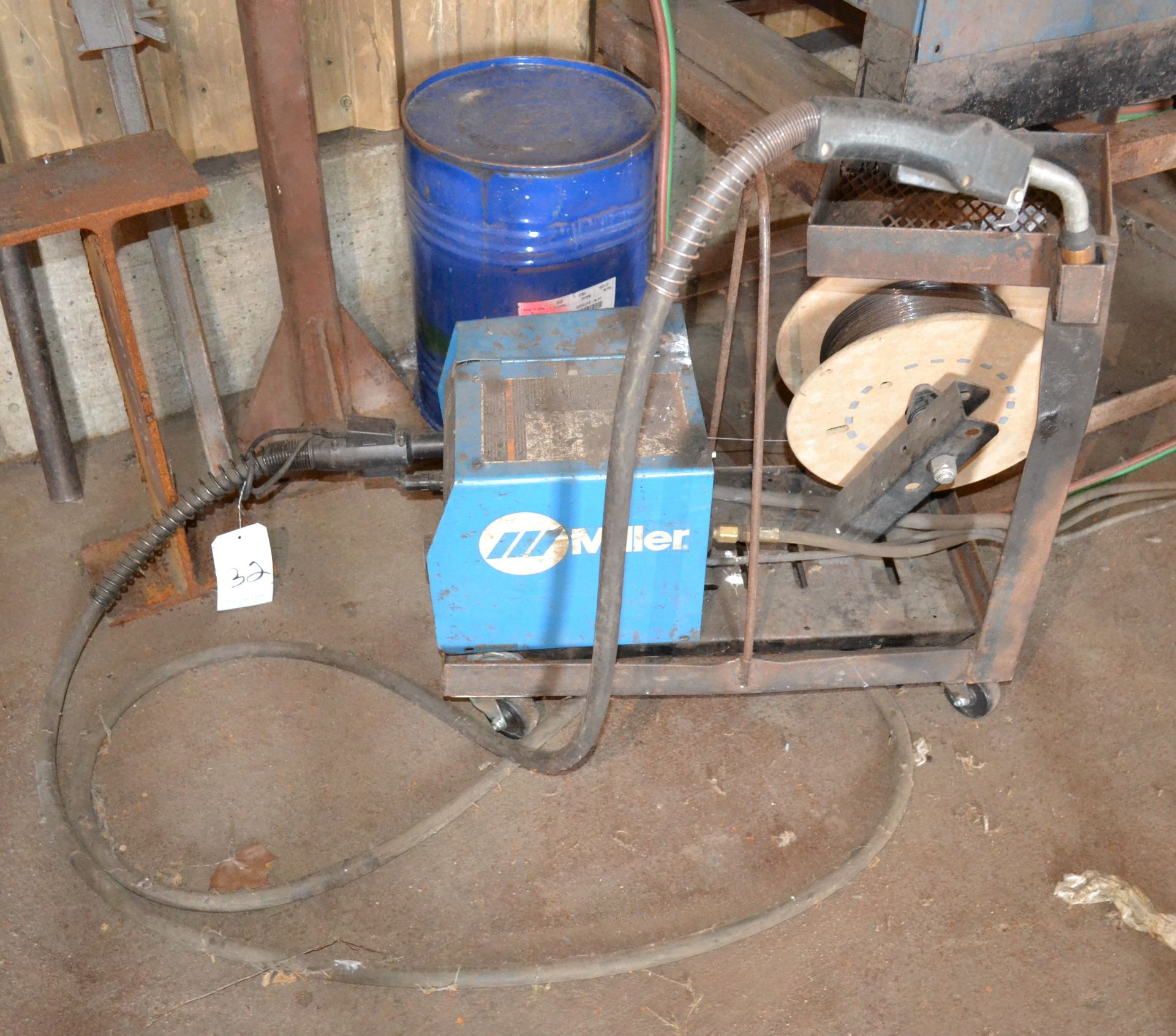 Miller Model Pulstar 450 Arc Welder, S/N JD676362; With 22A Wire Feeder - Image 4 of 6