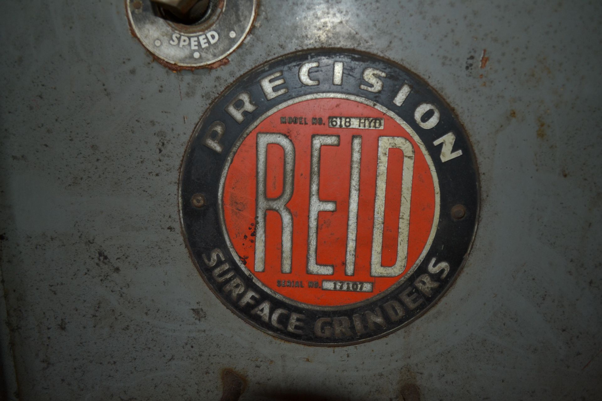 Reid Model 618HYD Hand Feed Surface Grinder, S/N 17107; With Magnetic Chuck - Image 5 of 5