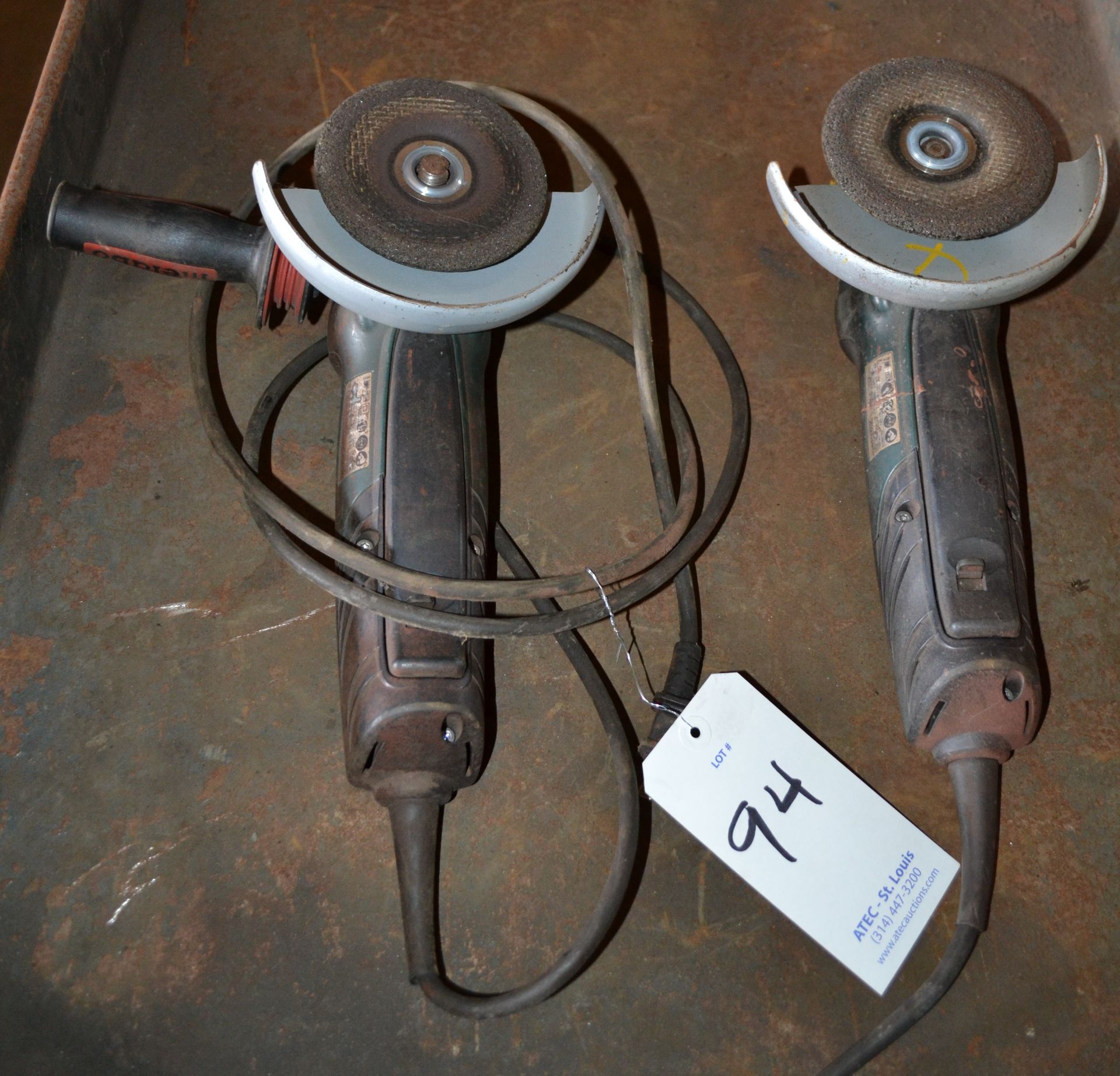 Lot Consisting of (2) Metabo Model WEP 14-150 Angle Grinders - Image 5 of 5