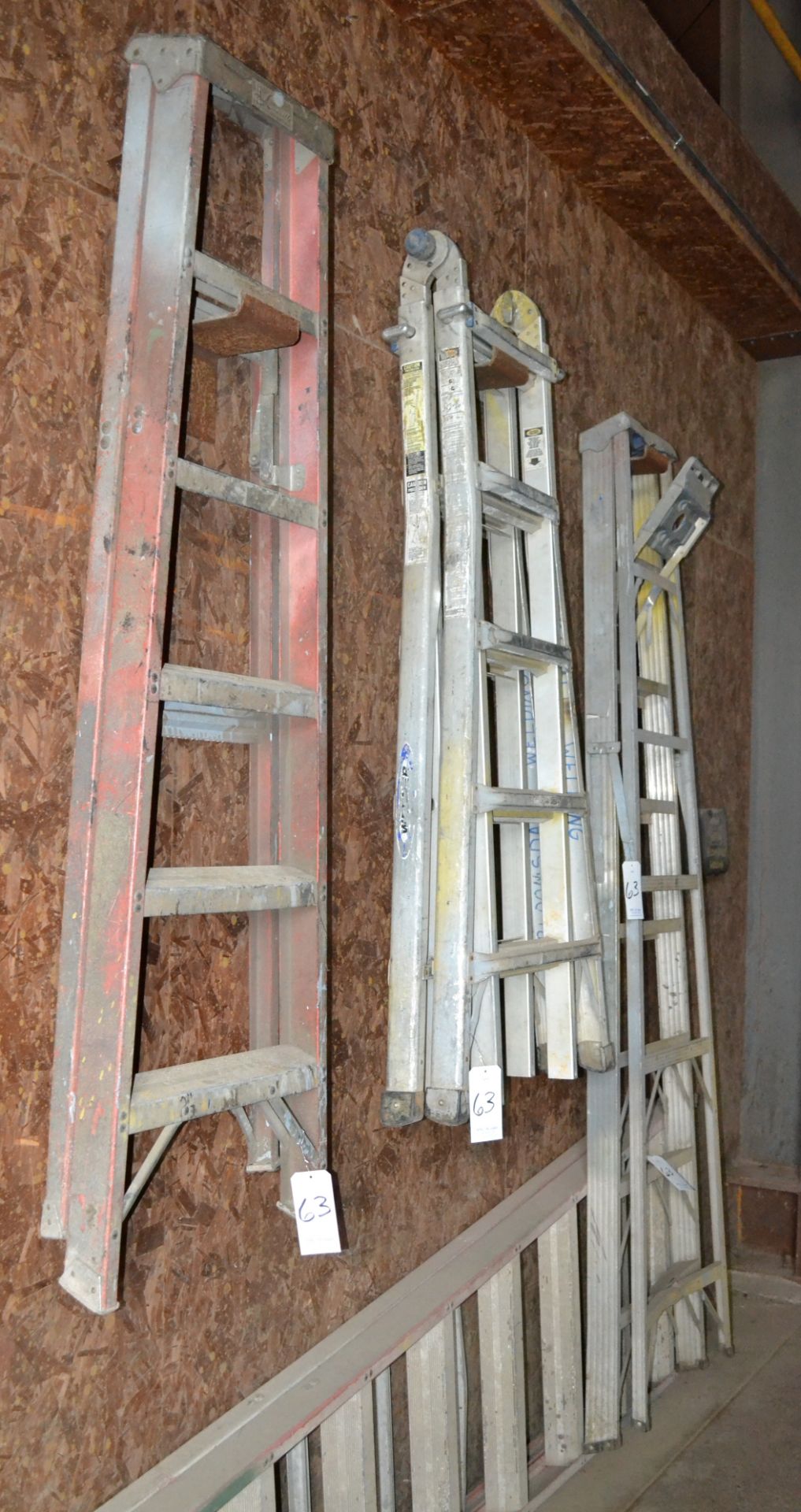 Lot Consisting of: (1) 8' Aluminum Step Ladder; (1) 12' Aluminum Step Ladder; (1) 6' Fiberglass Step - Image 6 of 7