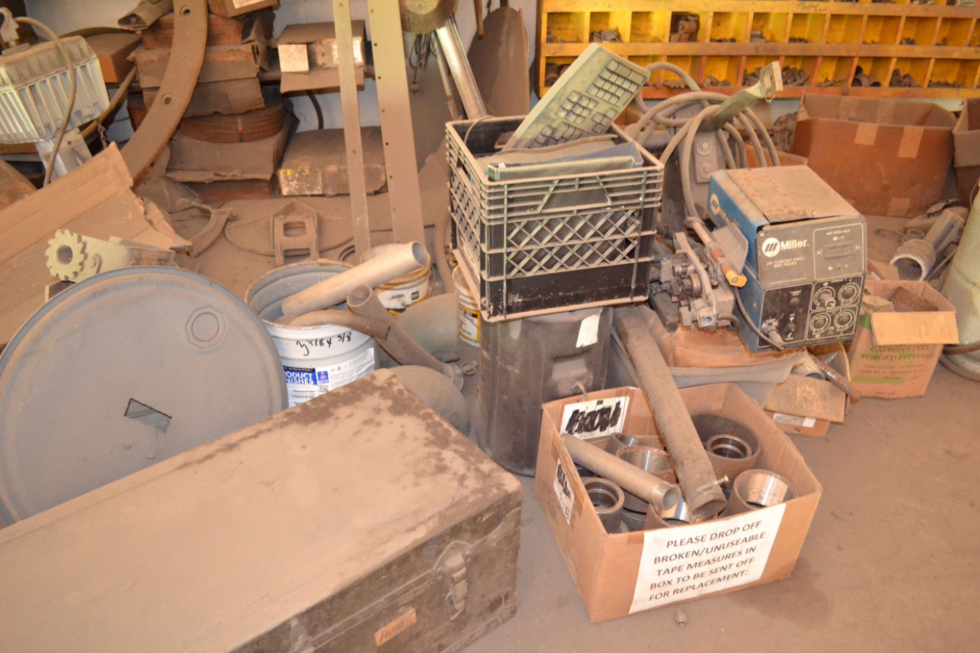 Contents of Mezzanine, Including But Not Limited To: LP Tank, Misc. Bolts, Old Welders & Wire - Image 3 of 17