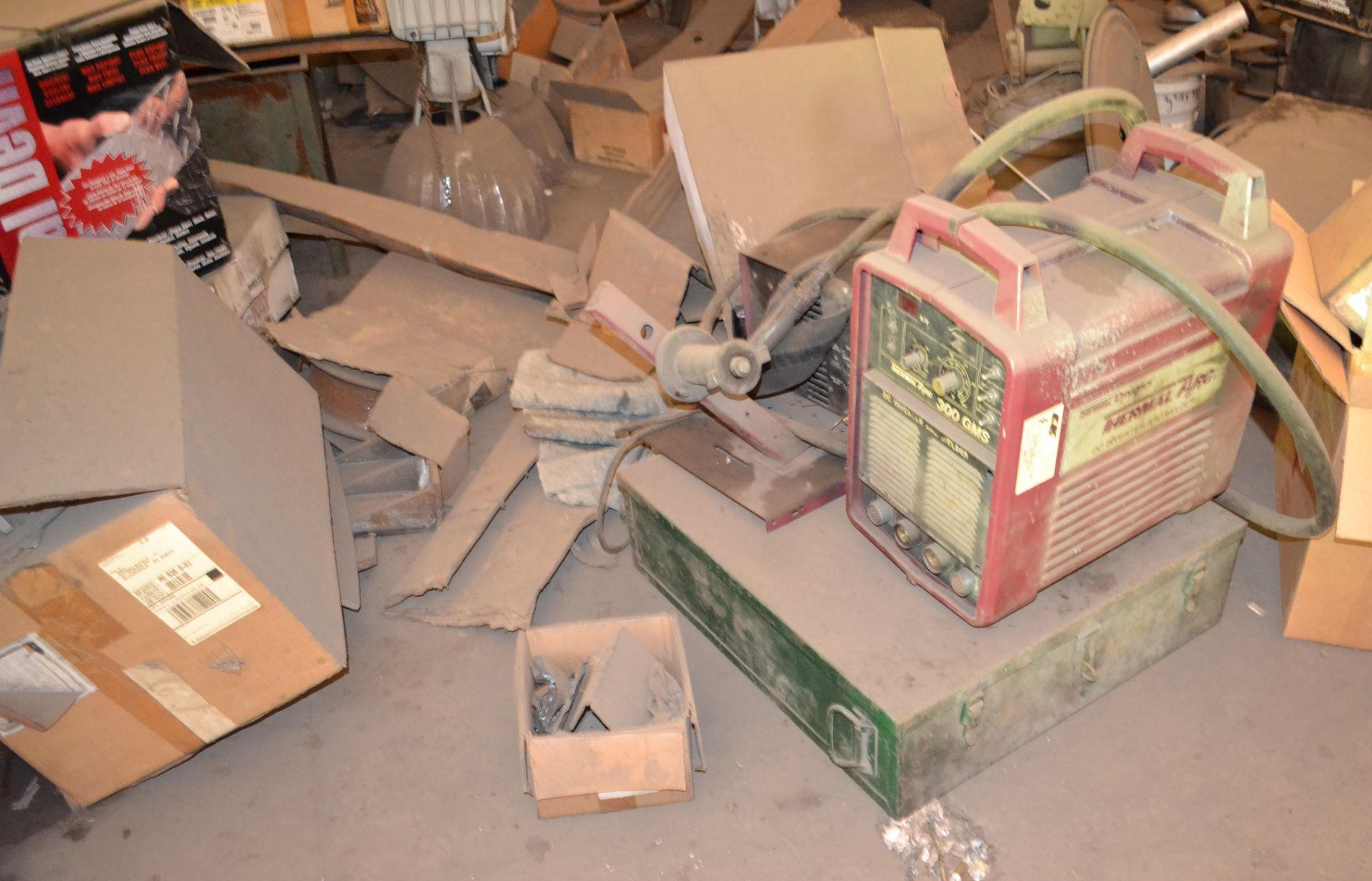 Contents of Mezzanine, Including But Not Limited To: LP Tank, Misc. Bolts, Old Welders & Wire - Image 4 of 17