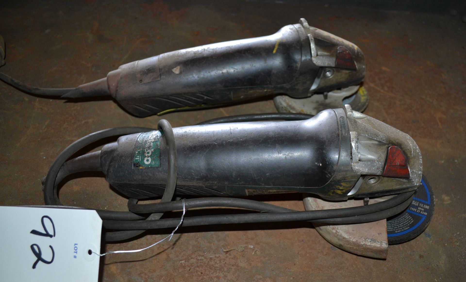 Lot Consisting of (2) Metabo Angle Grinder, Model N/A - Image 2 of 3