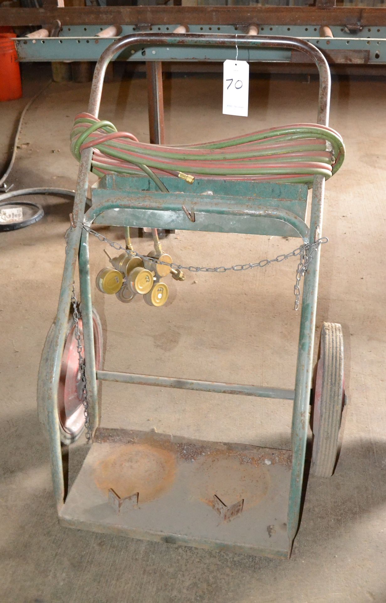 Lot Consisting of (2) Welding Carts With Hoses & Gauges - Image 3 of 5
