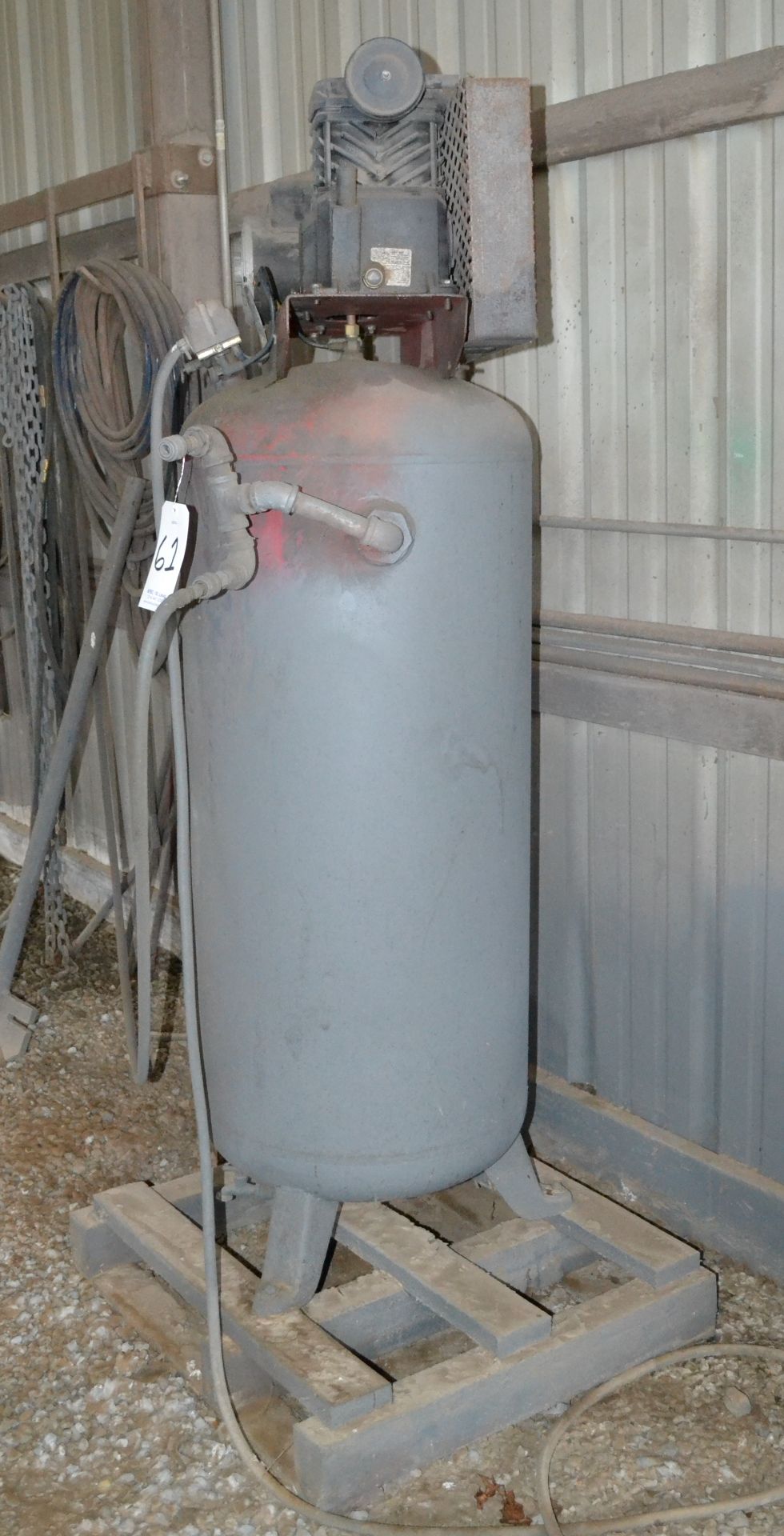 Husky 6.5-HP Vertical Tank Mounted Air Compressor, 60-Gallon Tank, 1-Phase - Image 2 of 5