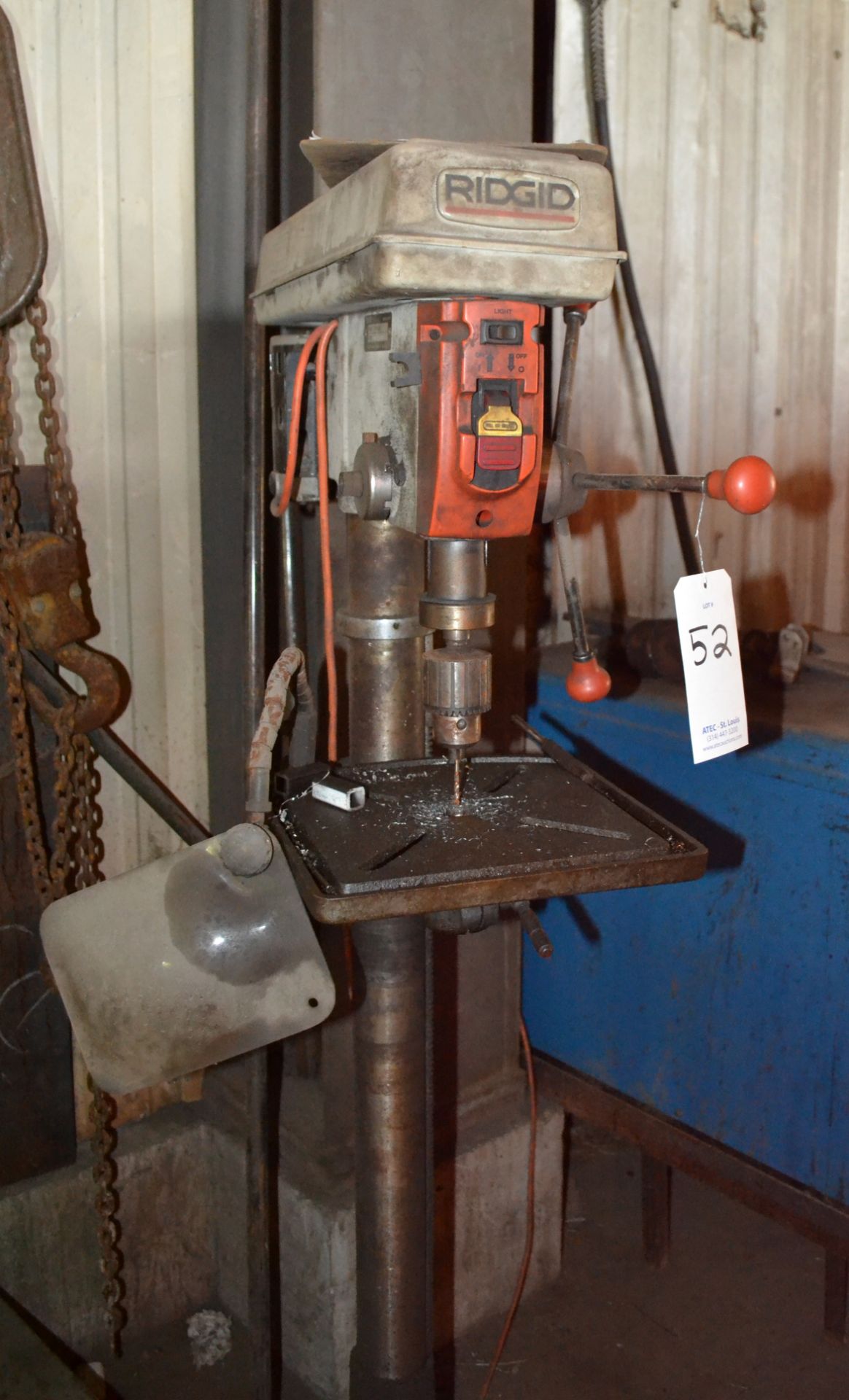 Ridgid DP15000 Pedestal Drill Press, S/N 00181E0043 - Image 3 of 4