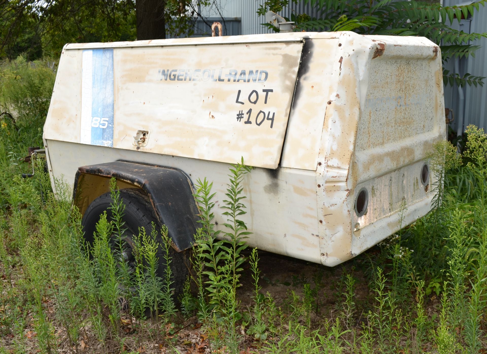 Ingersoll Rand Model 185 Portable Air Compressor, 515 Hours, No Specs Available - Image 3 of 6