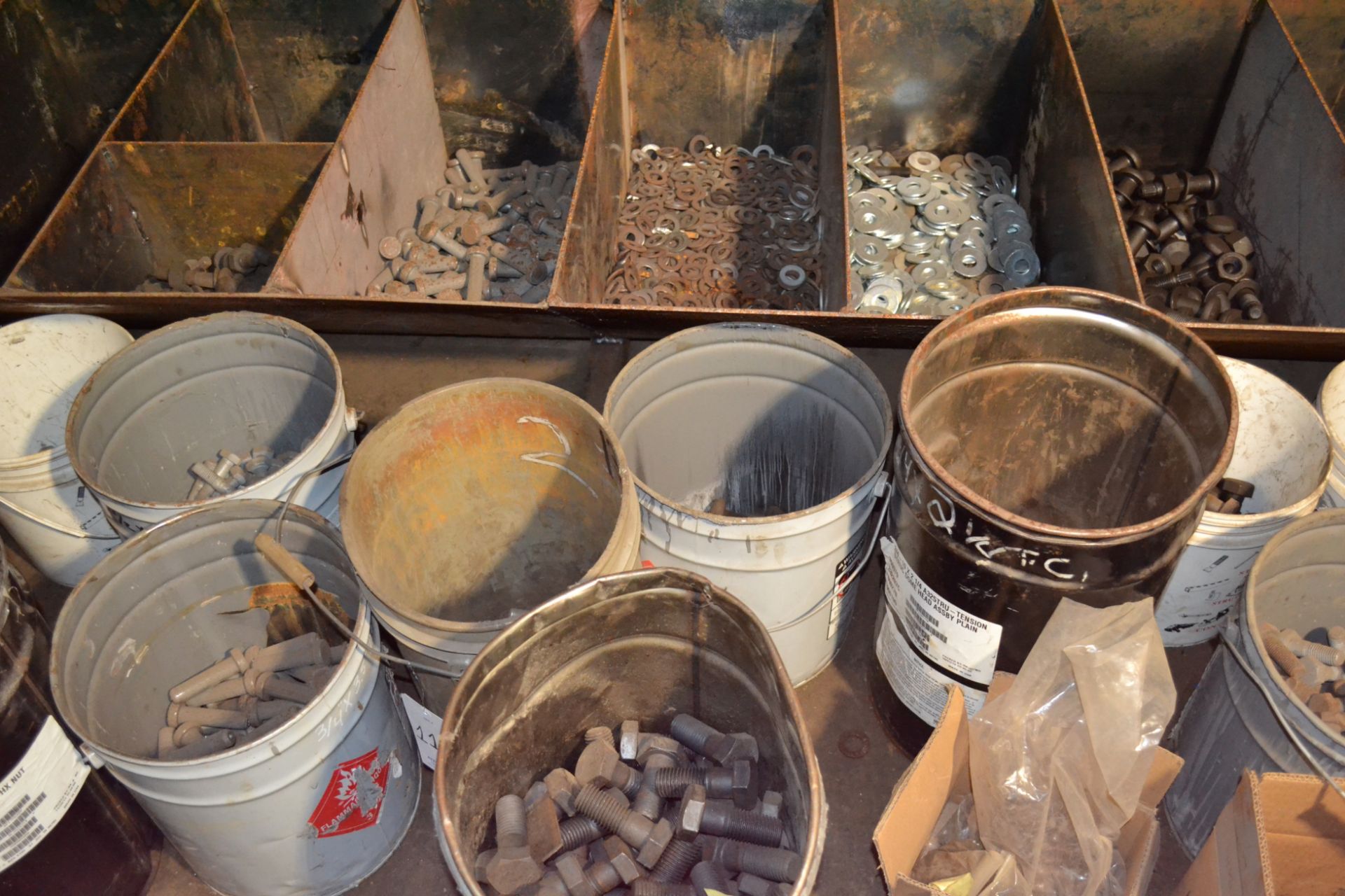 Lot Consisting of Parts Bins With Misc. Hardware Including Bolts, Nots, Washers, Pins, Etc. - Image 11 of 12