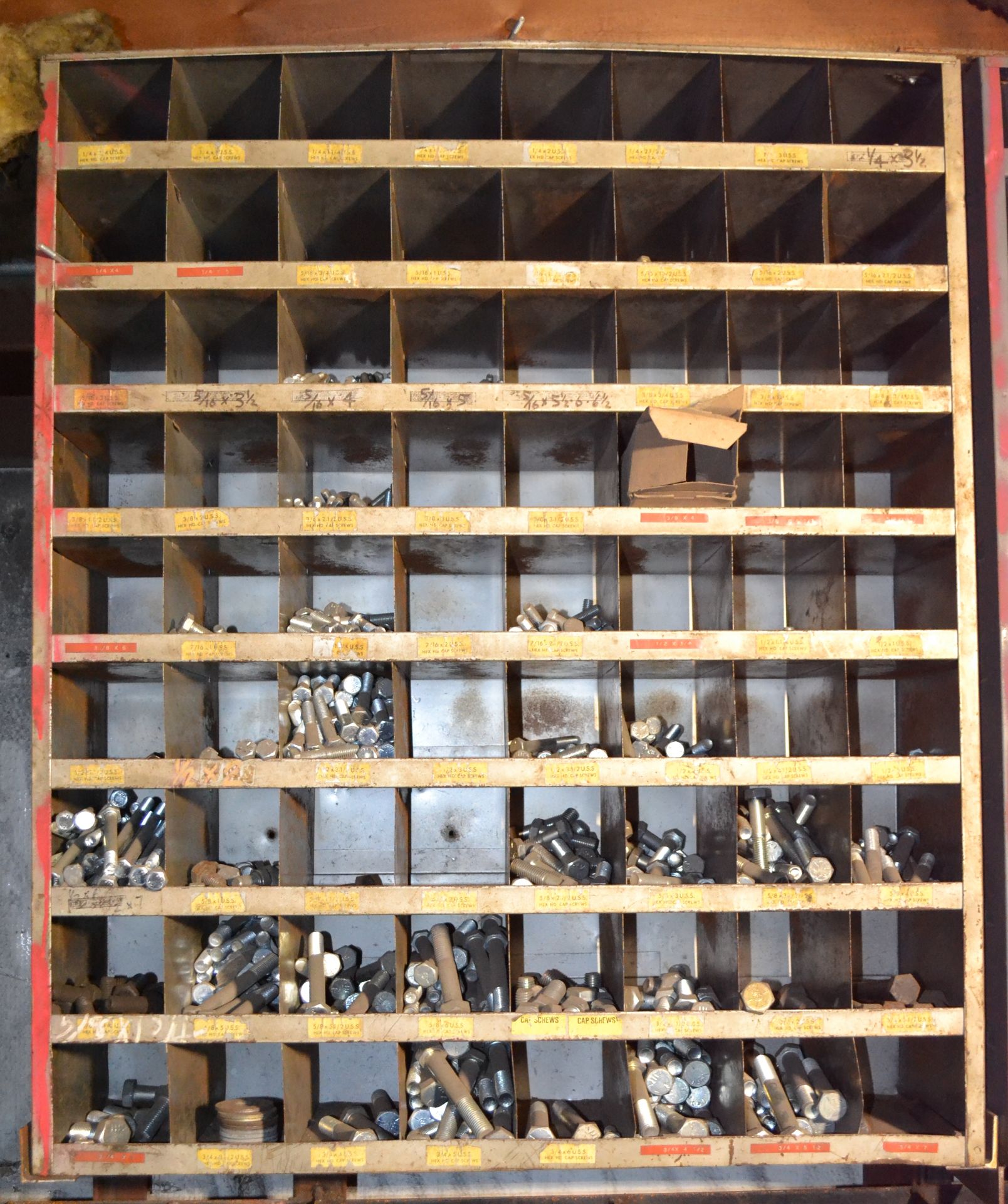 Lot Consisting of Parts Bins With Misc. Hardware Including Bolts, Nots, Washers, Pins, Etc. - Image 7 of 12