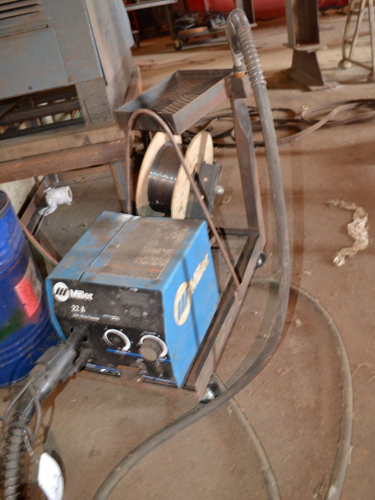 Miller Model Pulstar 450 Arc Welder, S/N JD676362; With 22A Wire Feeder - Image 5 of 6