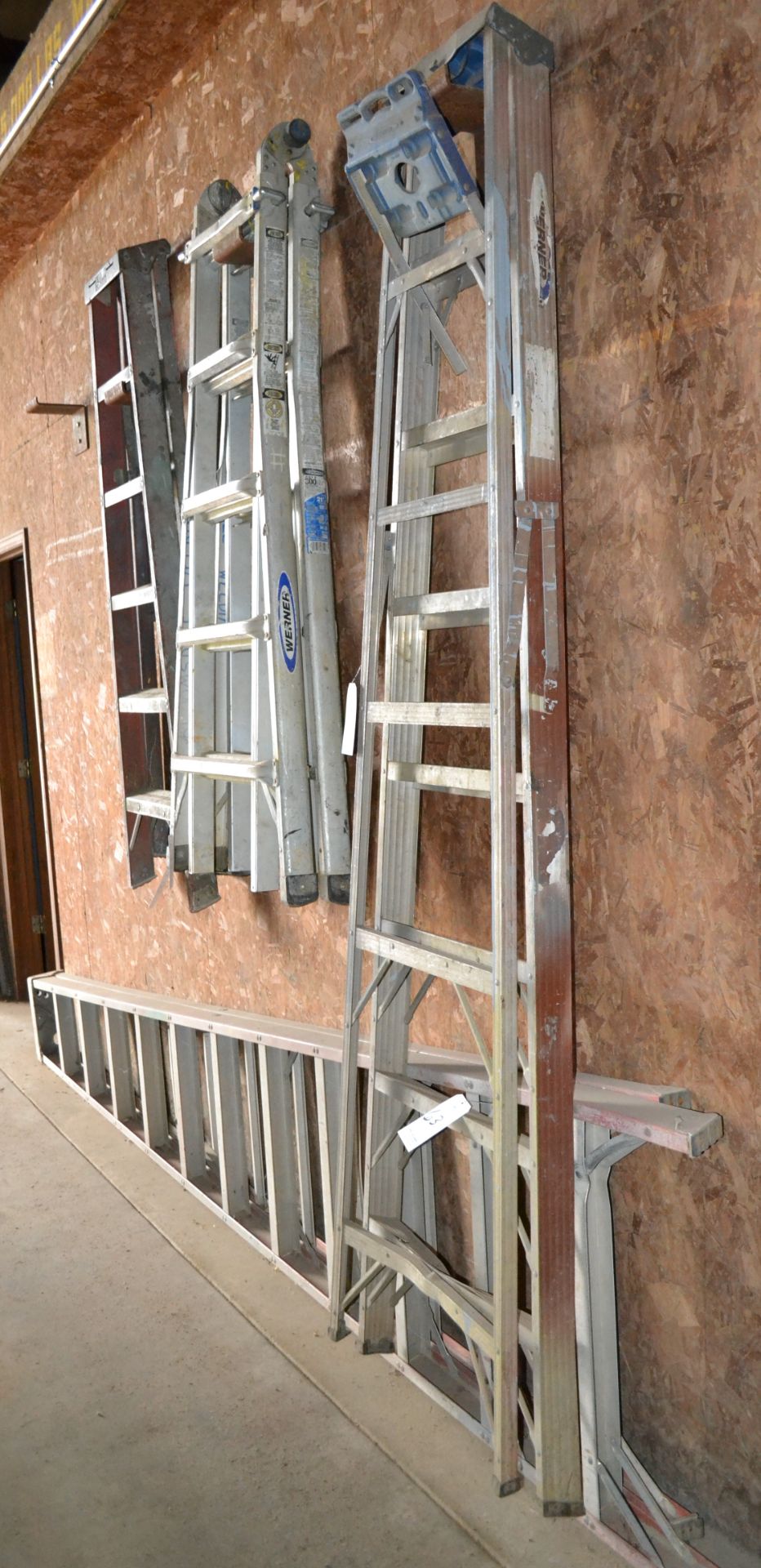 Lot Consisting of: (1) 8' Aluminum Step Ladder; (1) 12' Aluminum Step Ladder; (1) 6' Fiberglass Step - Image 4 of 7