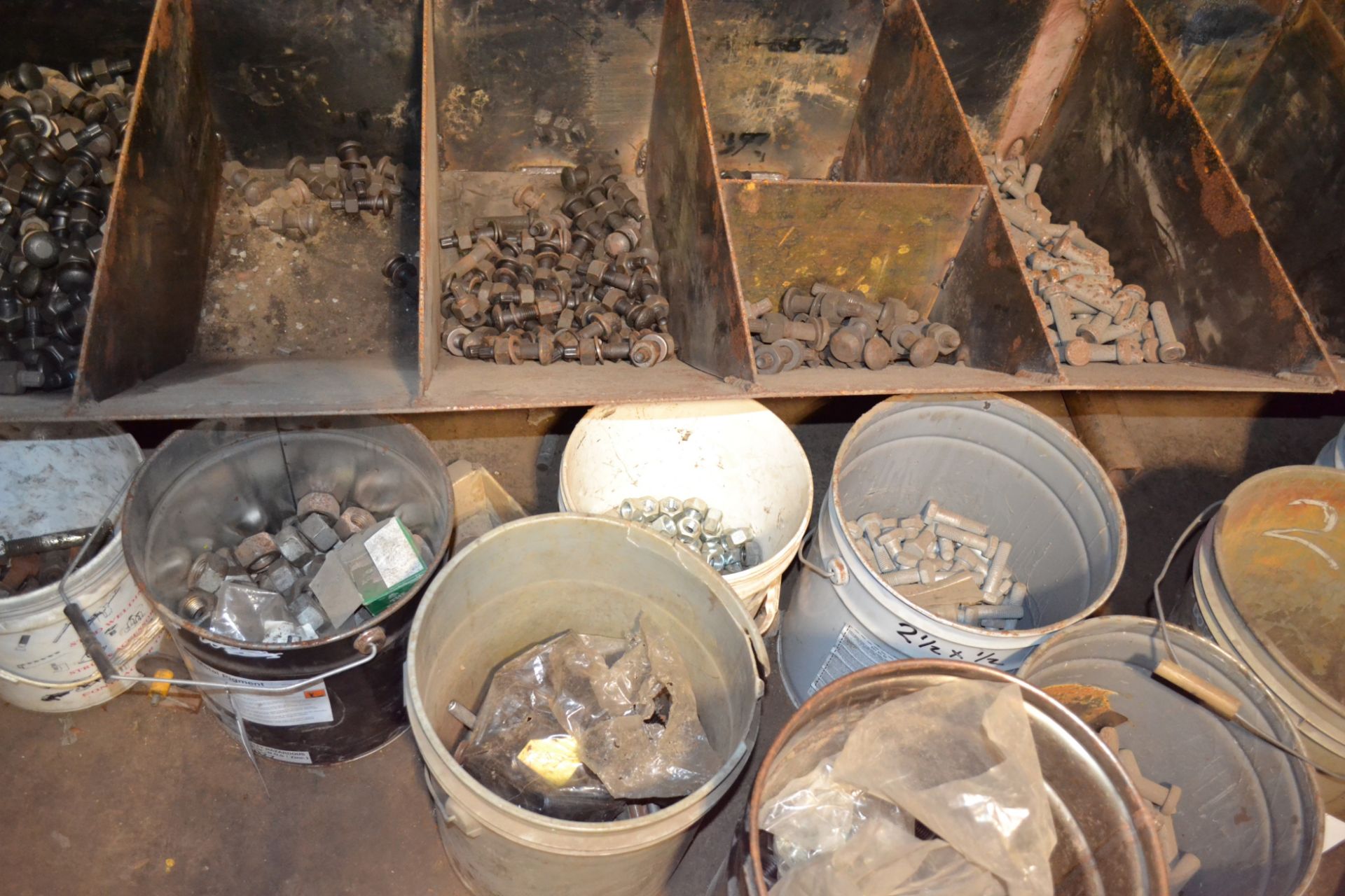 Lot Consisting of Parts Bins With Misc. Hardware Including Bolts, Nots, Washers, Pins, Etc. - Image 6 of 12