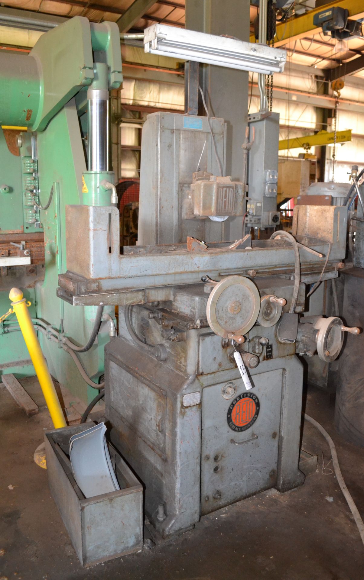 Reid Model 618HYD Hand Feed Surface Grinder, S/N 17107; With Magnetic Chuck - Image 2 of 5