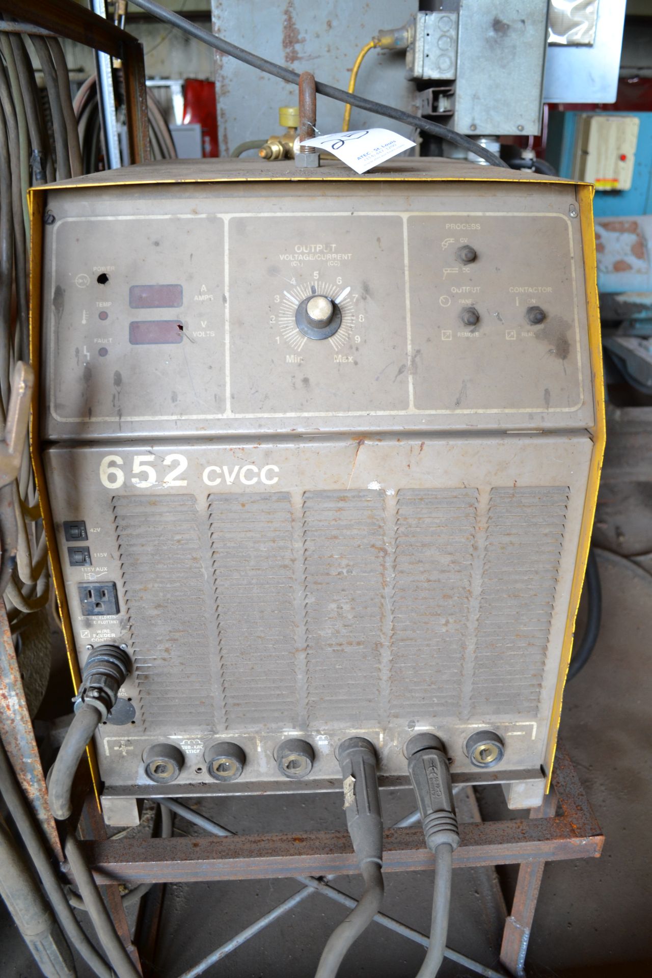 ESAB 652CVCC Arc Welder With Mig 4HD Wire Feeder, S/N MF-1850035 - Image 3 of 6