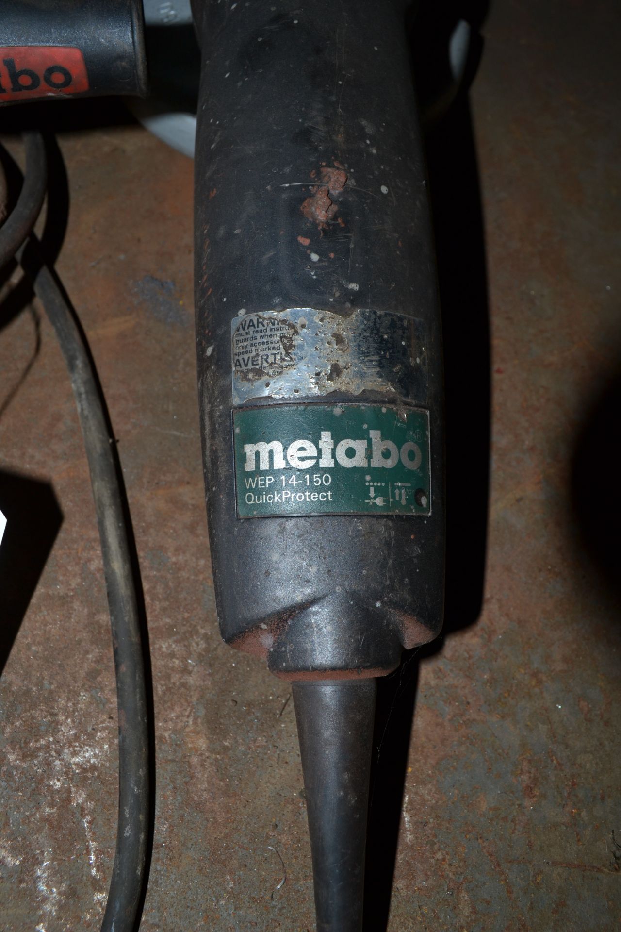 Lot Consisting of (2) Metabo Model WEP 14-150 Angle Grinders - Image 4 of 5