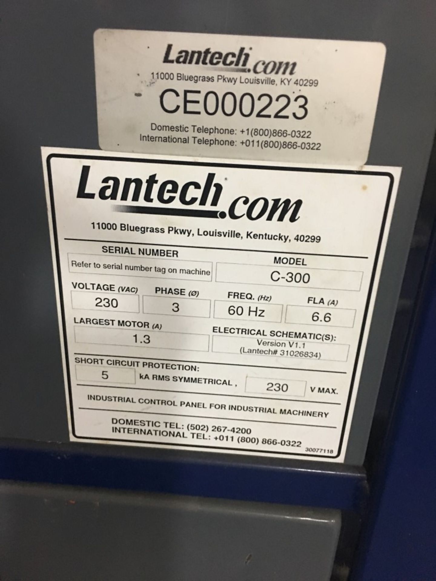 LANTECH C-300 CASE ERECTOR SYSTEM - Image 5 of 5