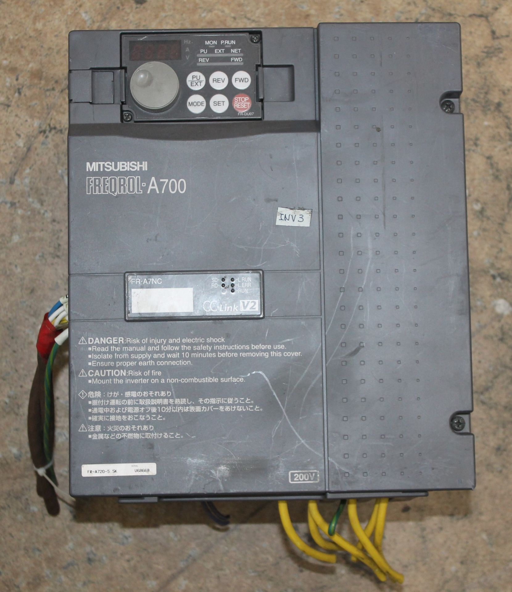 MITSUBISHI FREQROL-A700 INVERTER,