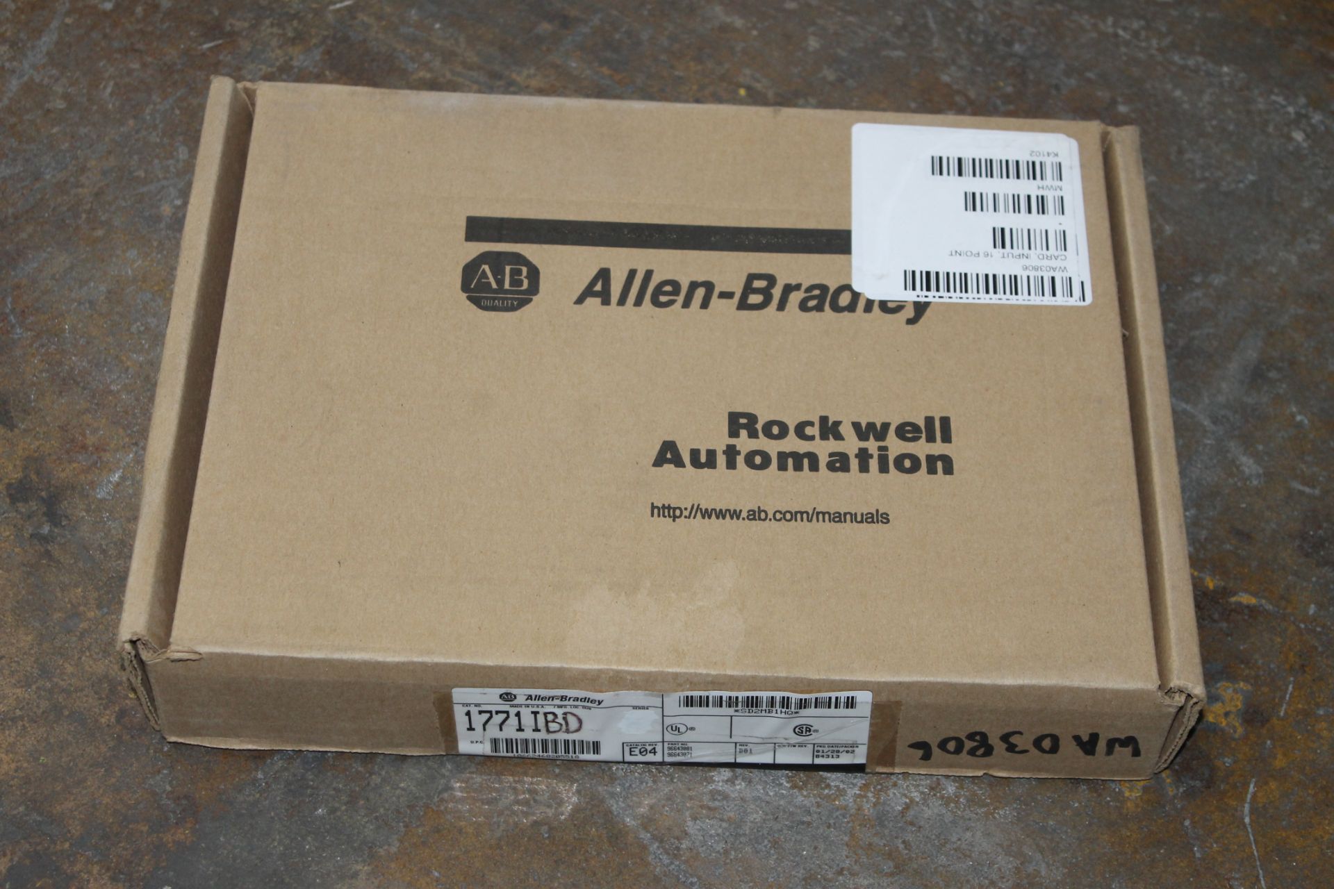 ALLEN BRADLEY 10 TO 30 VDC INPUT, CAT: 1771- IBD B, FACTORY SEAL