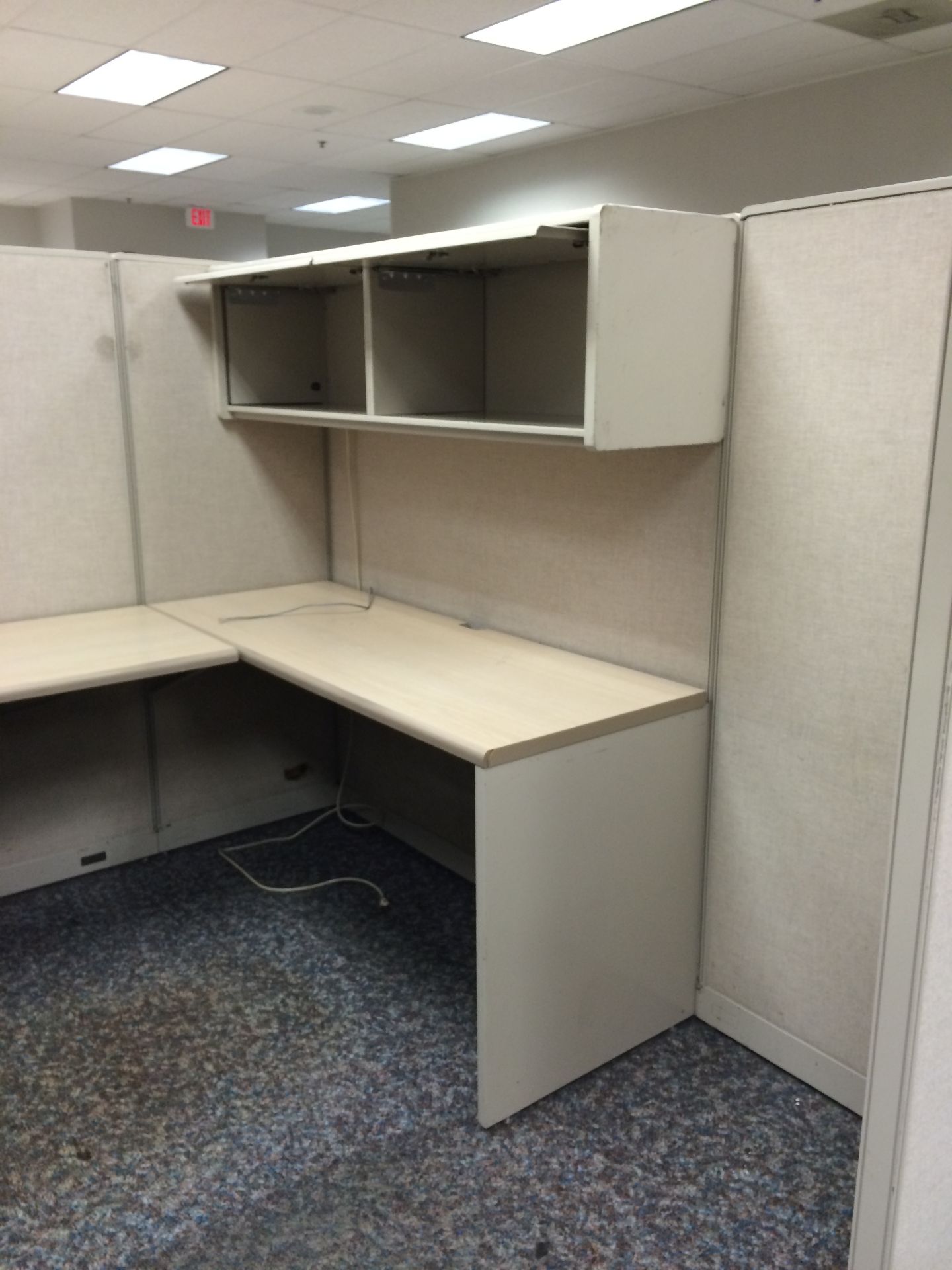 LOT OF 5 OFFICE CUBICLE SYSTEM (CHECK DRAWING AND PICTURES FOR MORE DETAILS) - Image 4 of 4