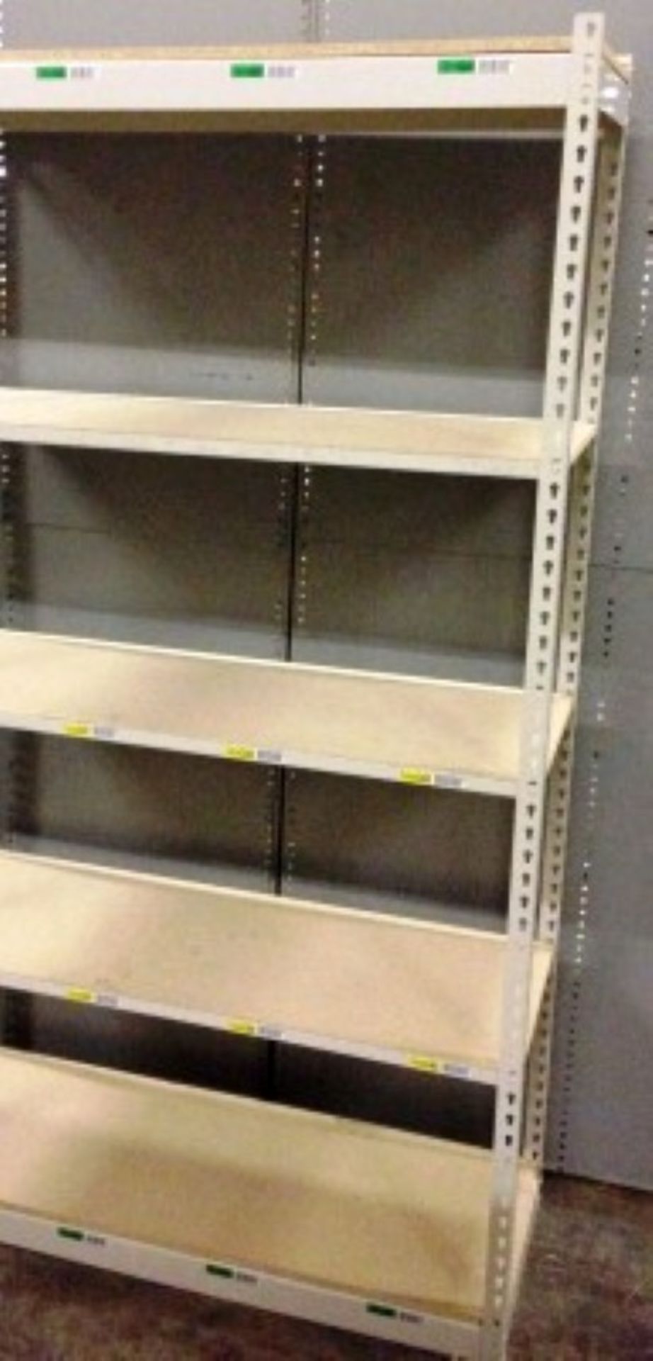 ONE LOT OF 10 SECTIONS OF RIVETIER INDUSTRIAL SHELVING - Image 2 of 3