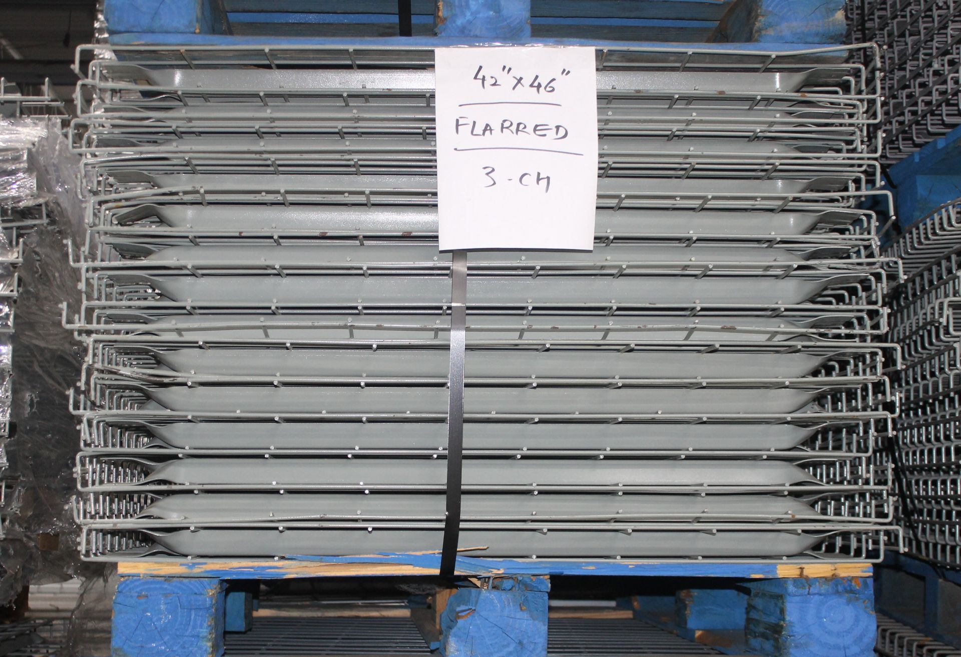 80 PCS OF 42""D X 46""W FLARED WIRE DECKS - Image 2 of 2