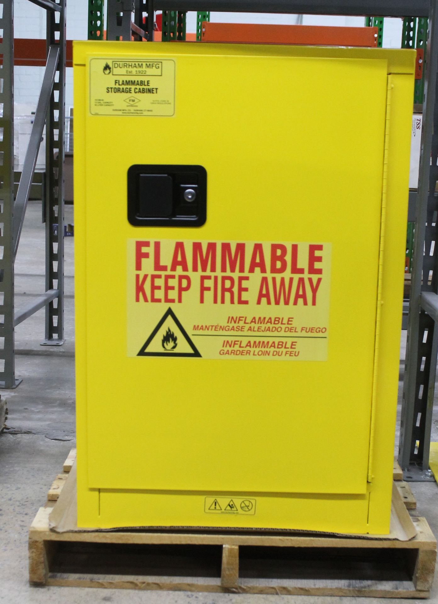 12 GALLON NEW FLAMMABLE SELF CLOSING SAFETY STORAGE CABINET, - Image 2 of 3