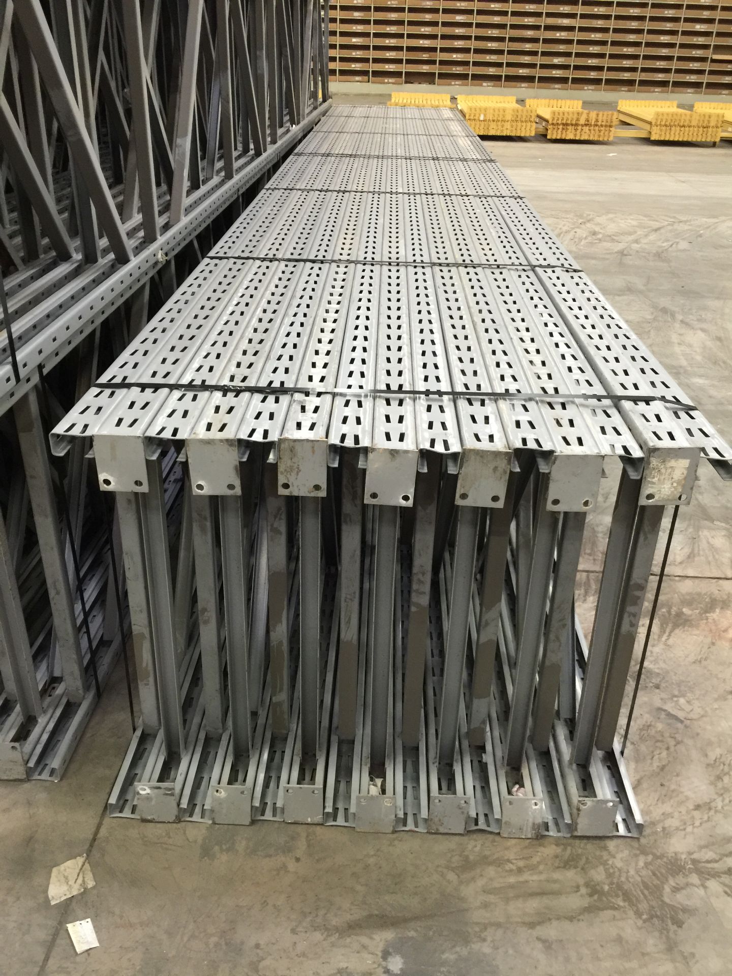 28 BAYS OF 24'H X 36"D X 106"W PENCO STYLE PALLET RACK, (8 BEAM LEVEL) - Image 2 of 5