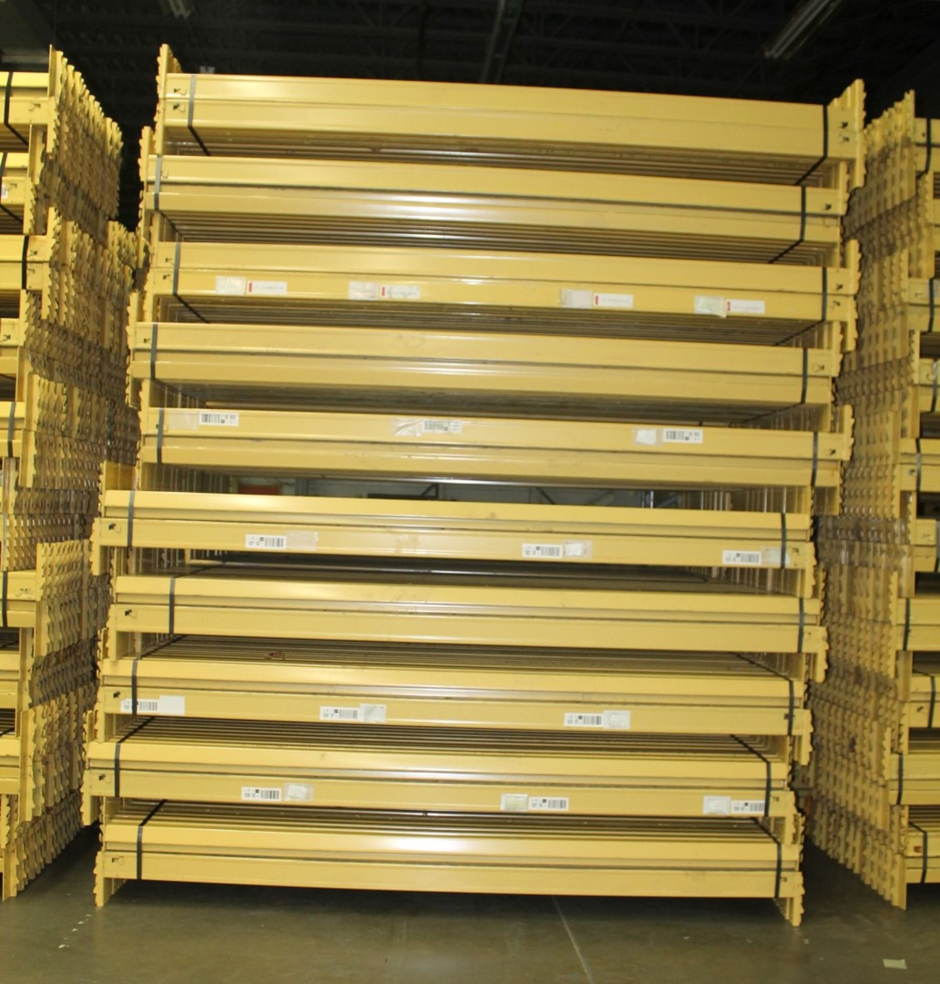 28 BAYS OF 24'H X 36"D X 106"W PENCO STYLE PALLET RACK, (8 BEAM LEVEL) - Image 3 of 5