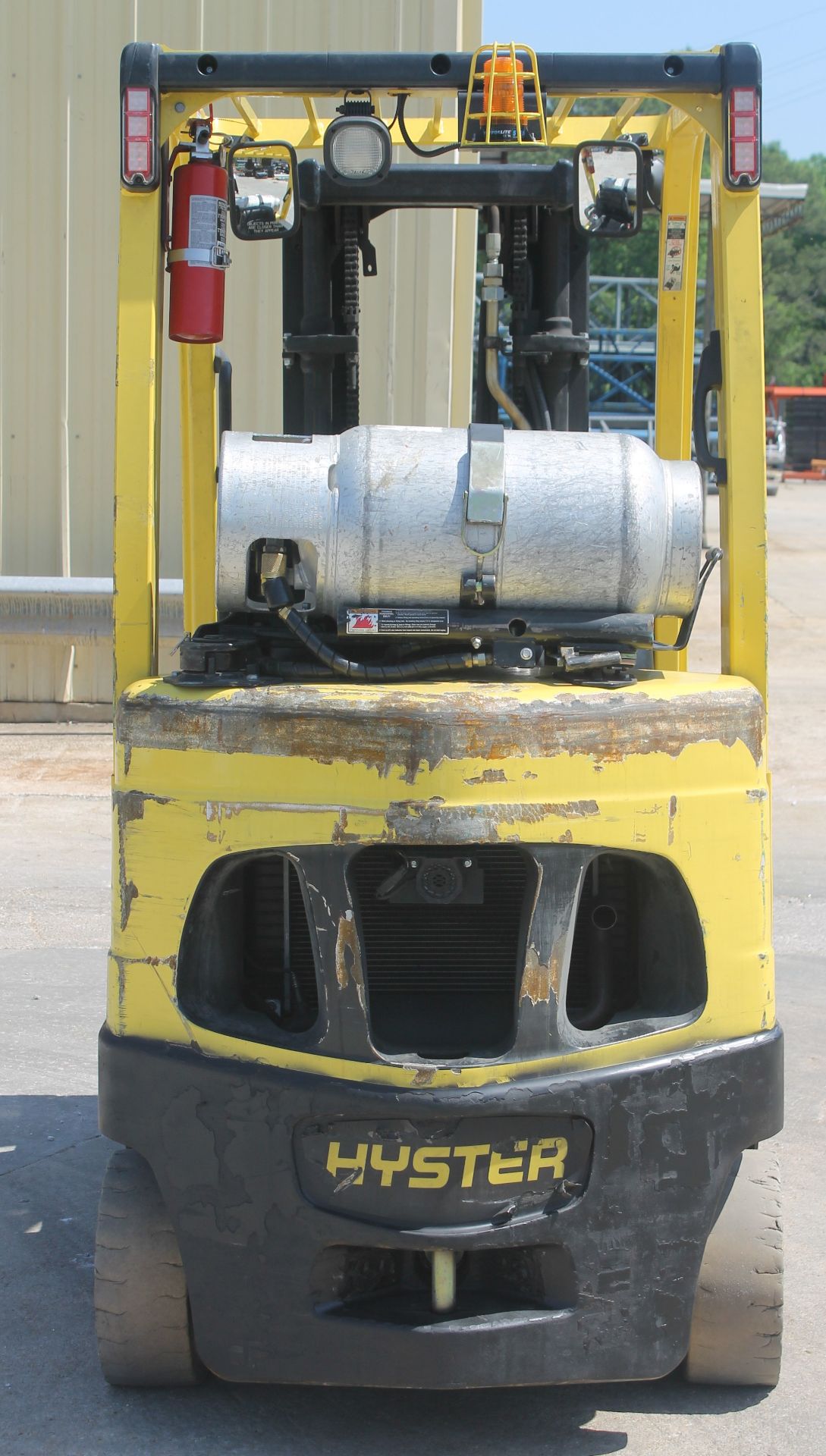 2012 HYSTER 5000 LB CAPACITY PROPANE FORKLIFT, 3 STAGE MAST (CHECK VIDEO) - Image 6 of 6