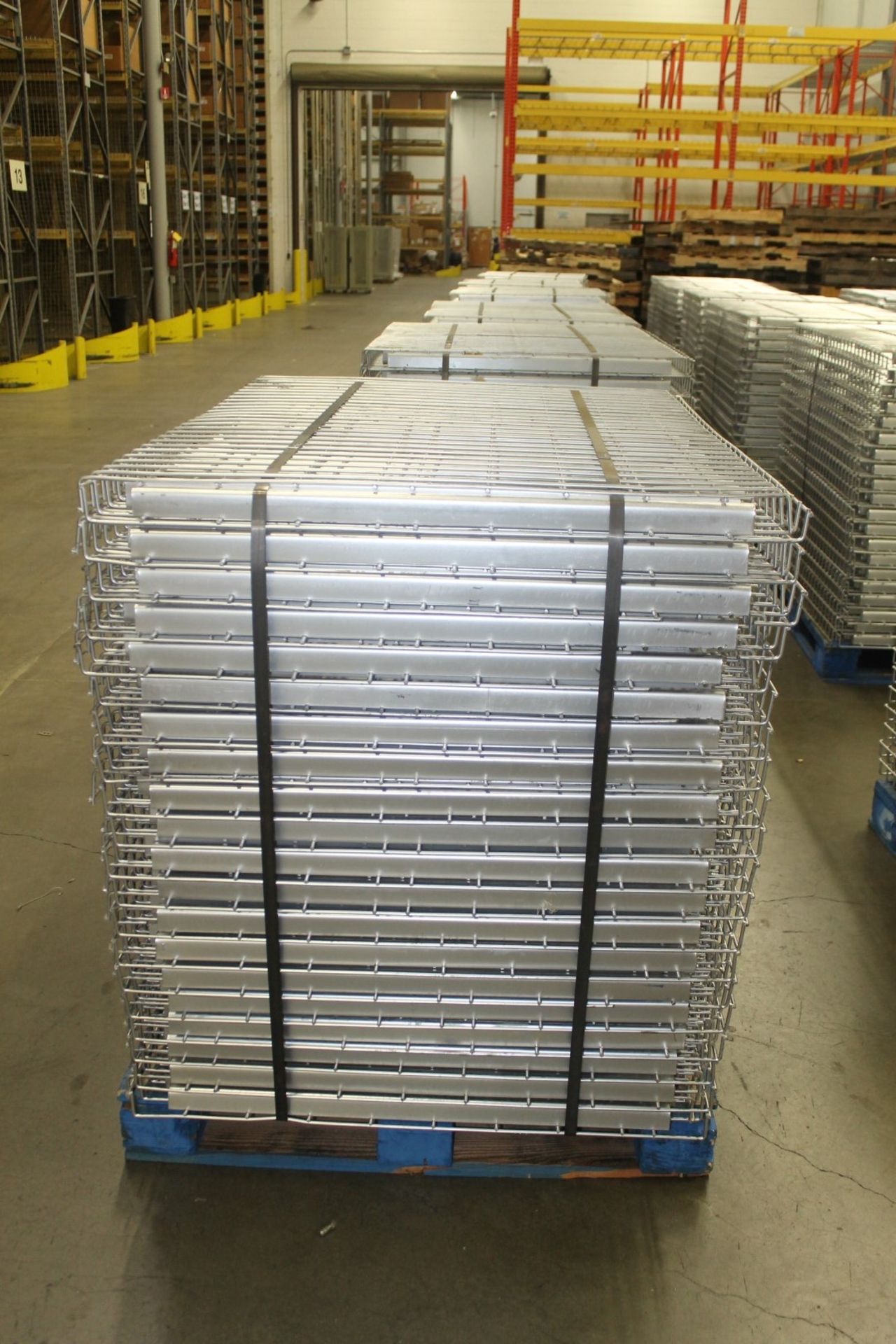 28 BAYS OF 24'H X 36"D X 106"W PENCO STYLE PALLET RACK, (8 BEAM LEVEL) - Image 4 of 5