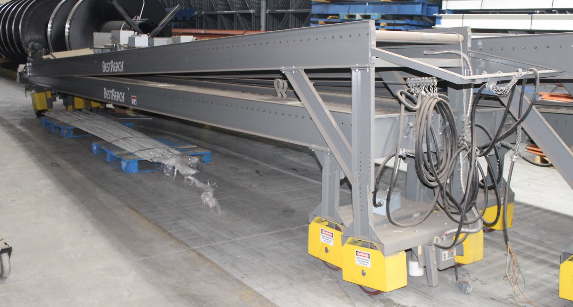 HEAVY DUTY BESTREACH 2-STAGE DRIVE IN GRAVITY TRUCK LOADING CONVEYOR, - Image 2 of 6