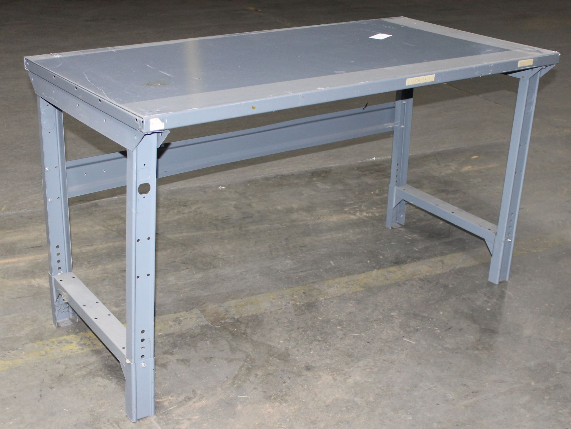 72"W X 30"D X 34"H METAL WORK BENCH