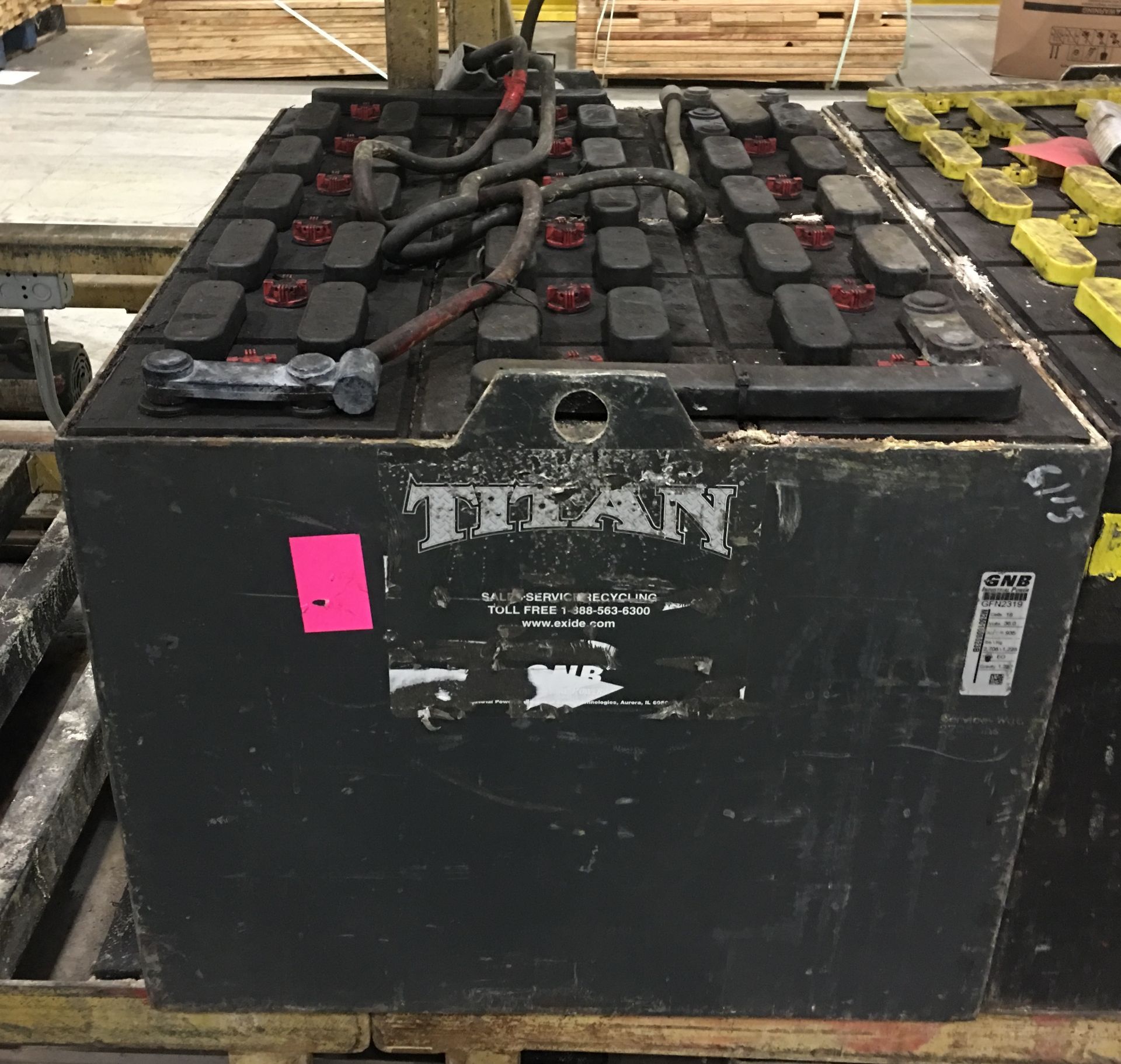 2011 GNB 36 VOLT FORKLIFT BATTERY,