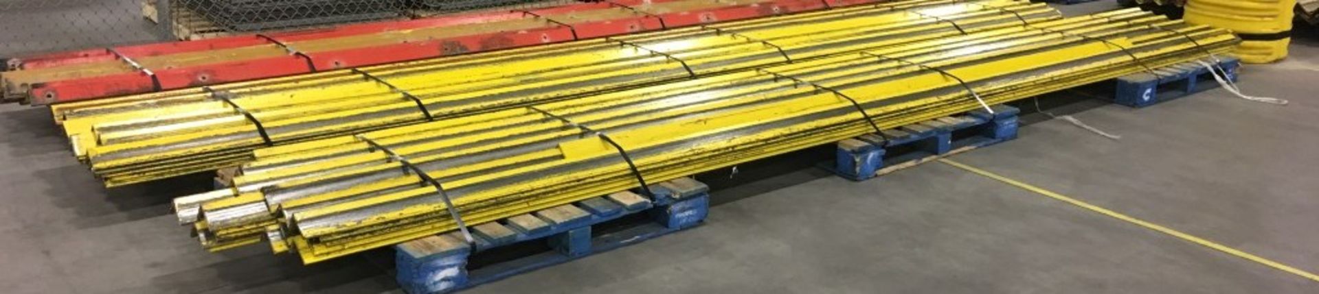 500FT OF FLOOR ANGLE GUIDE RAILS 3"" X 4""