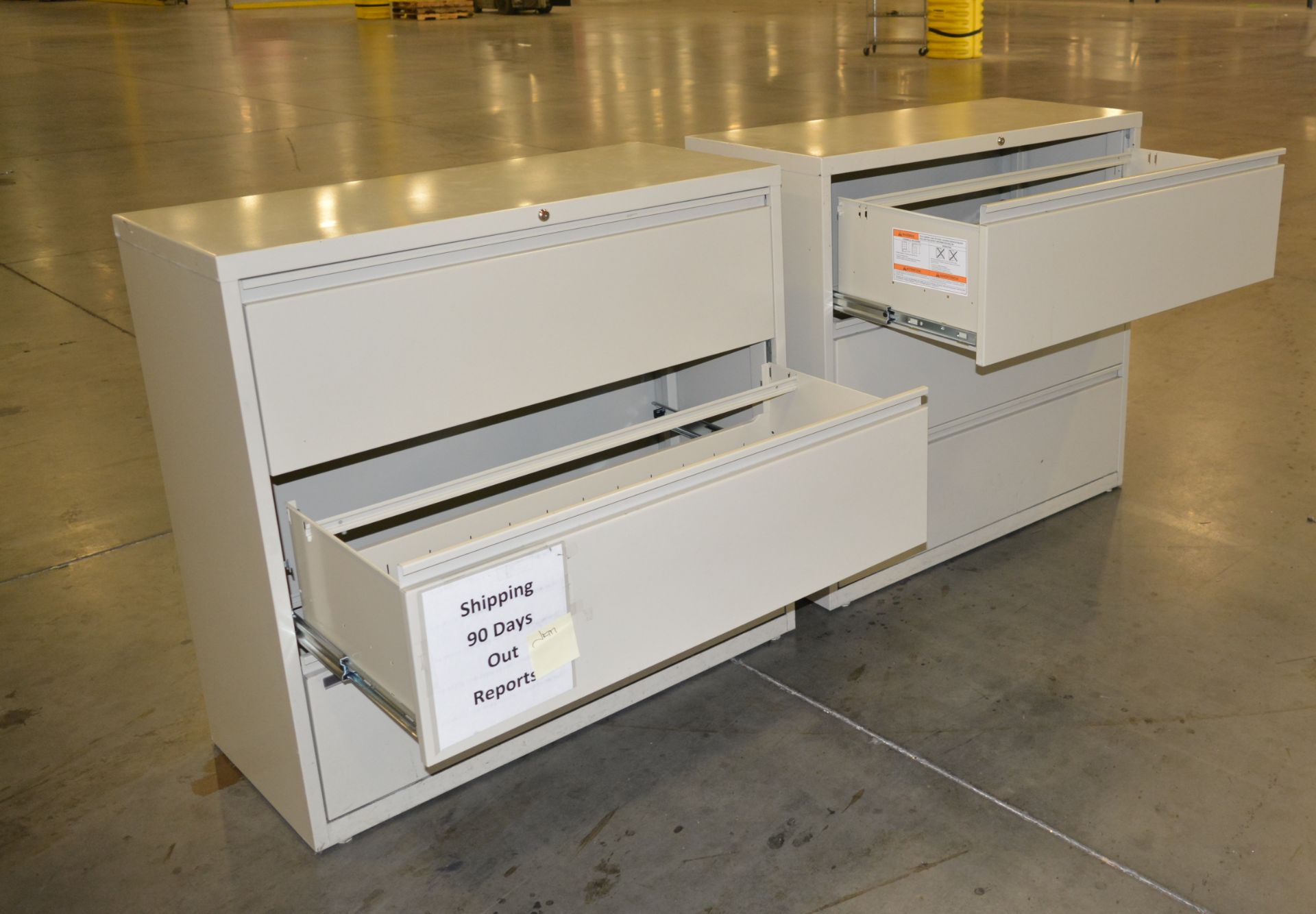 3-DRAWER LATERAL FILE CABINET - Image 4 of 4