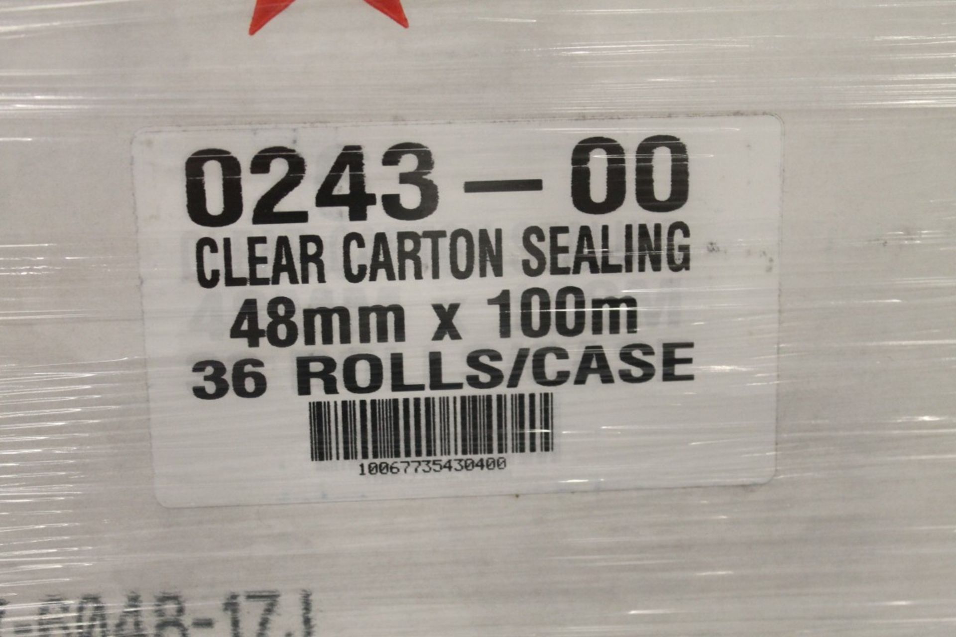 USA 48 MM X 100 M CLEAR CARTON SEALING TAPE, - Image 2 of 2