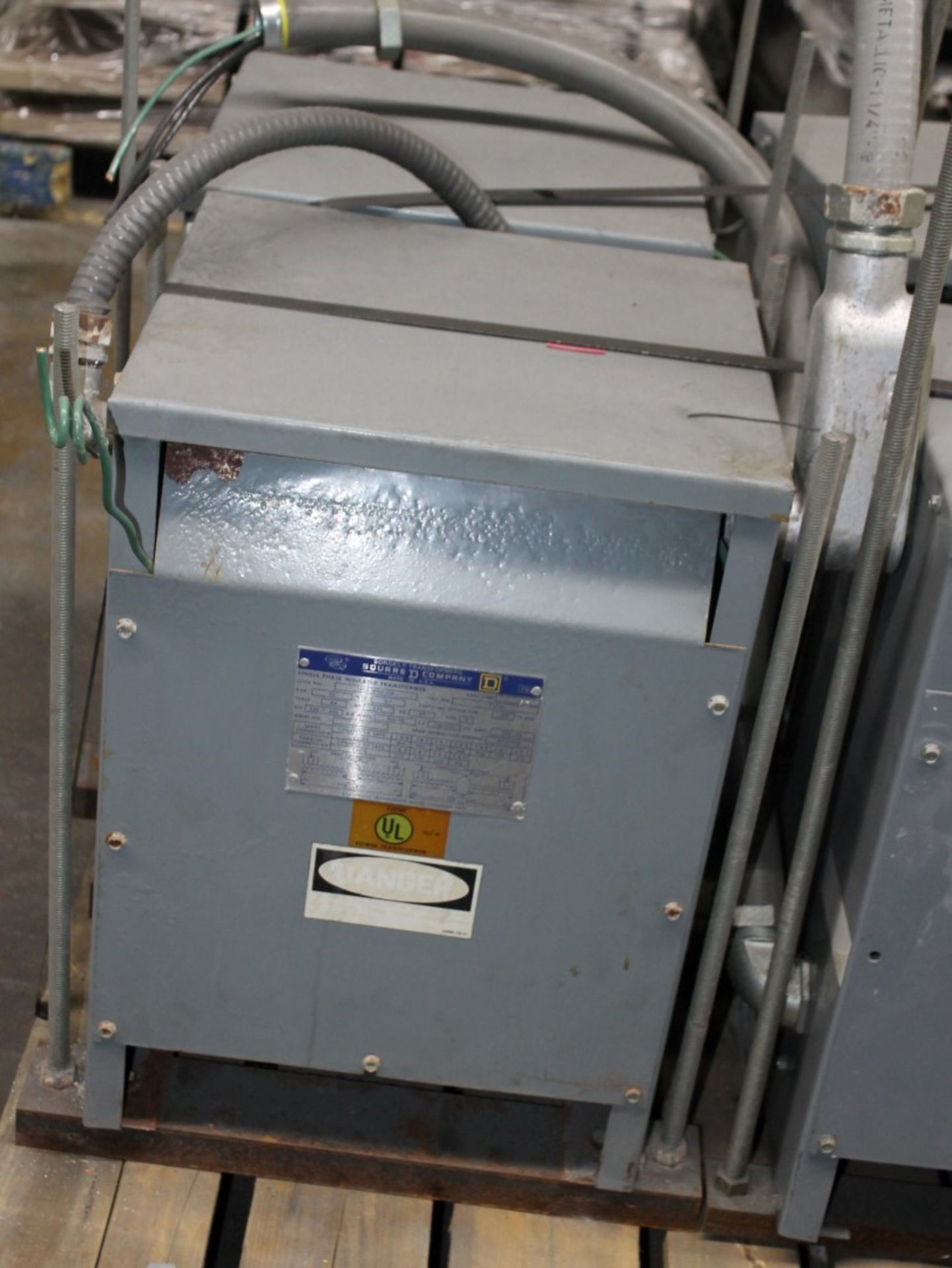 SQUARE D COMPANY 25 KVA TRANSFORMER - Image 3 of 3