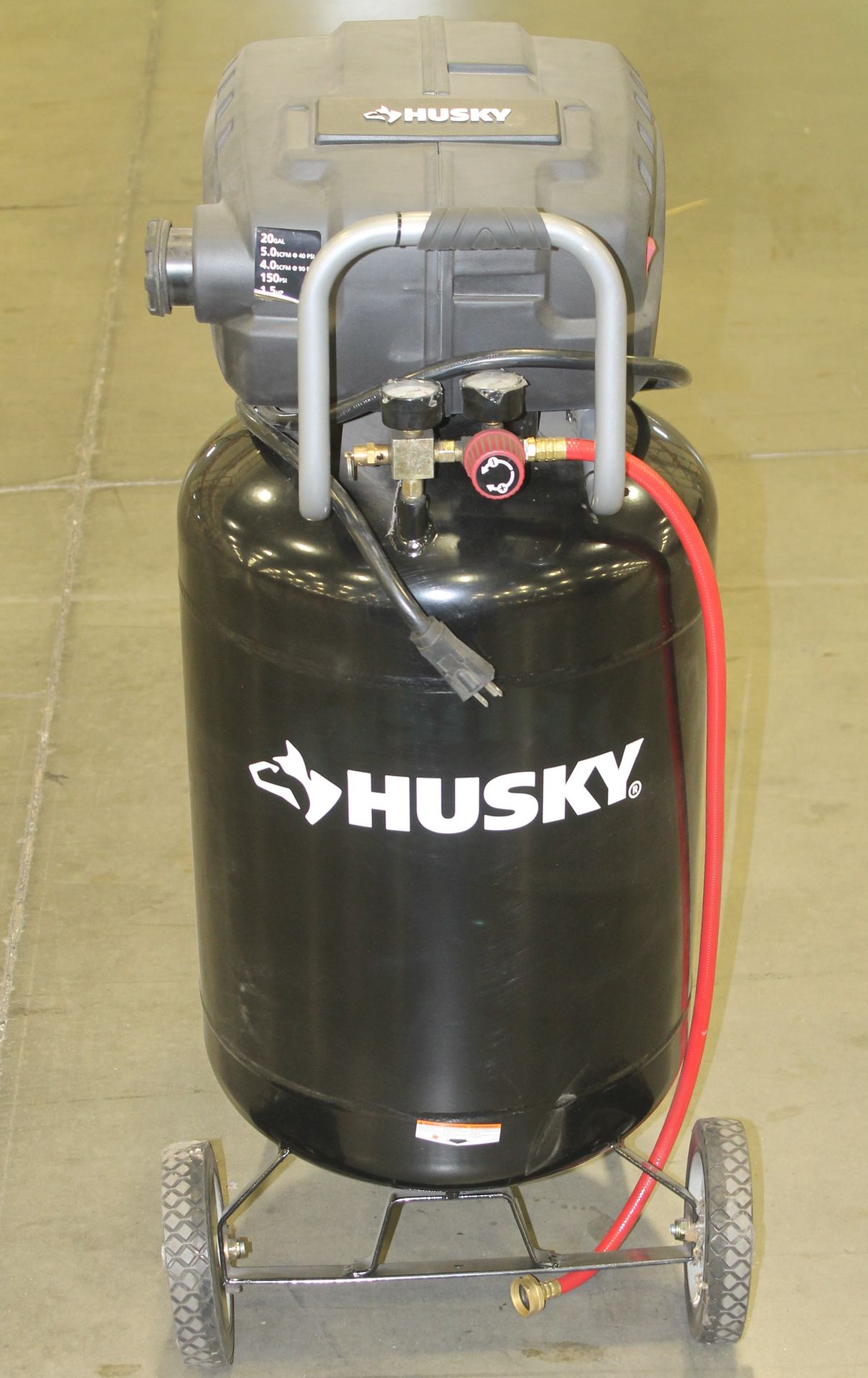 HUSKY 20 GAL. PORTABLE ELECTRIC AIR COMPRESSOR